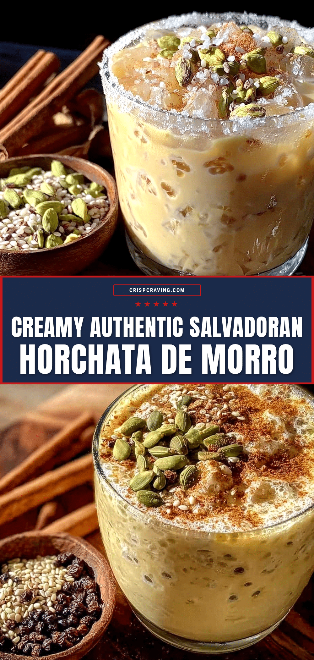authentic Salvadoran horchata de morro recipe