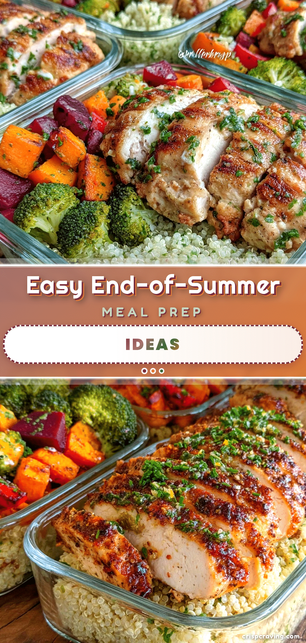 easy end-of-summer meal prep recipe
