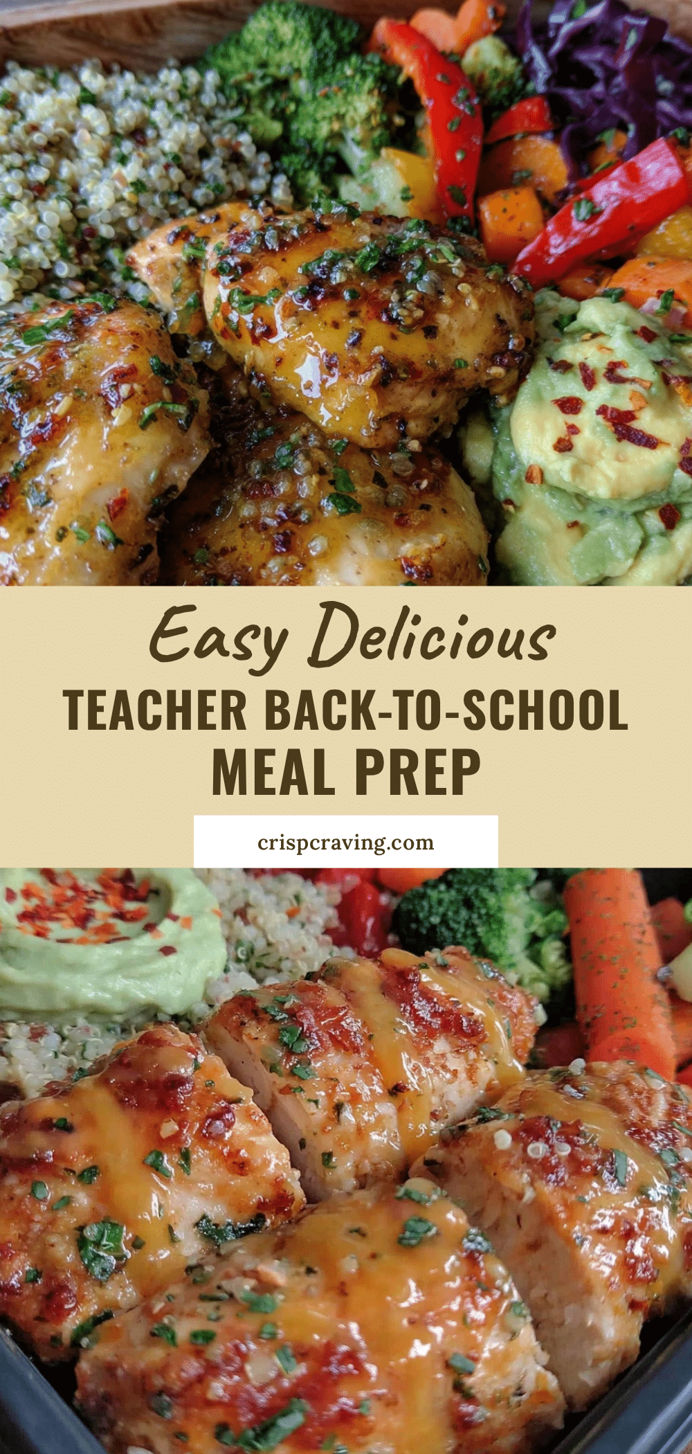 easy teacher back-to-school meal prep recipe
