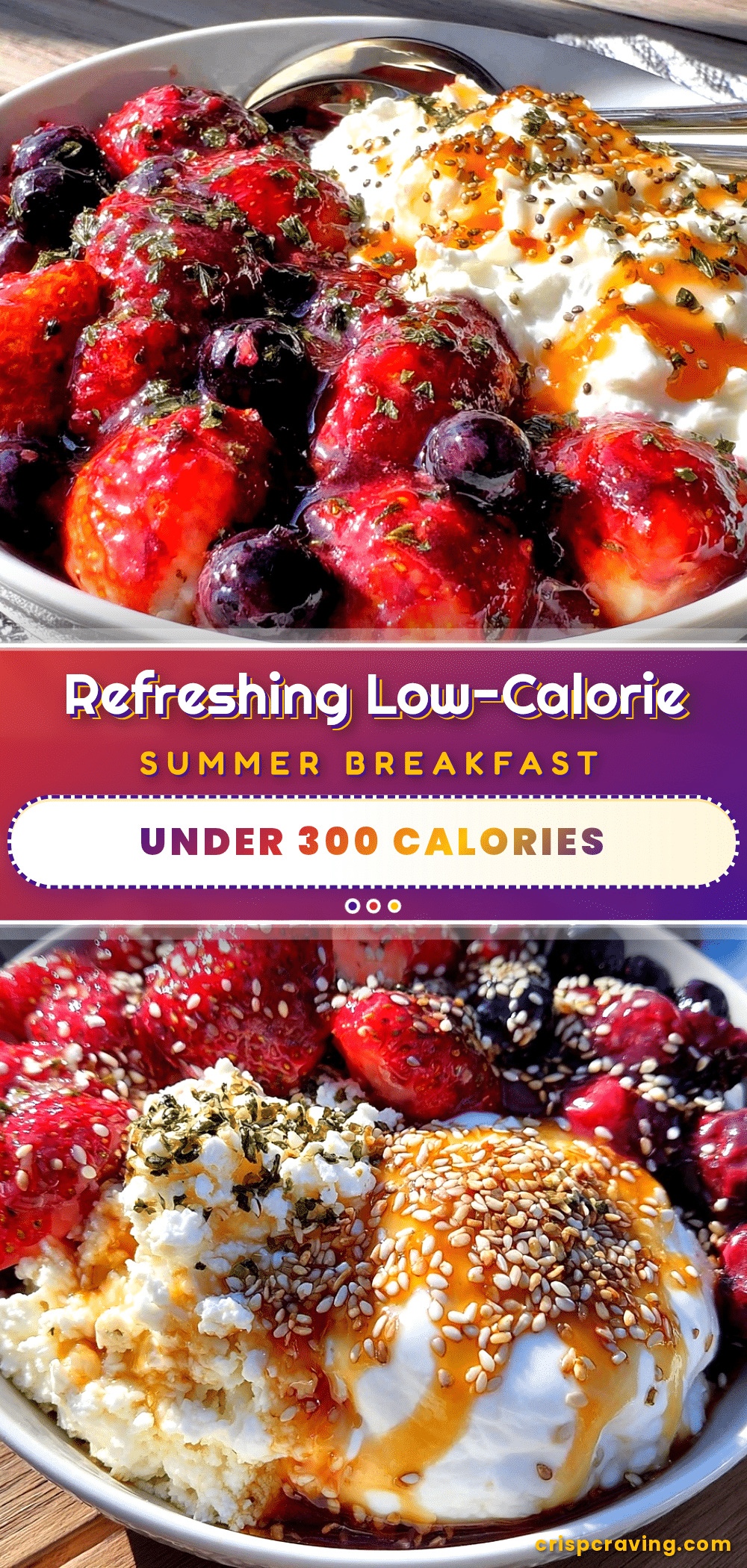 healthy low-calorie summer breakfast recipe