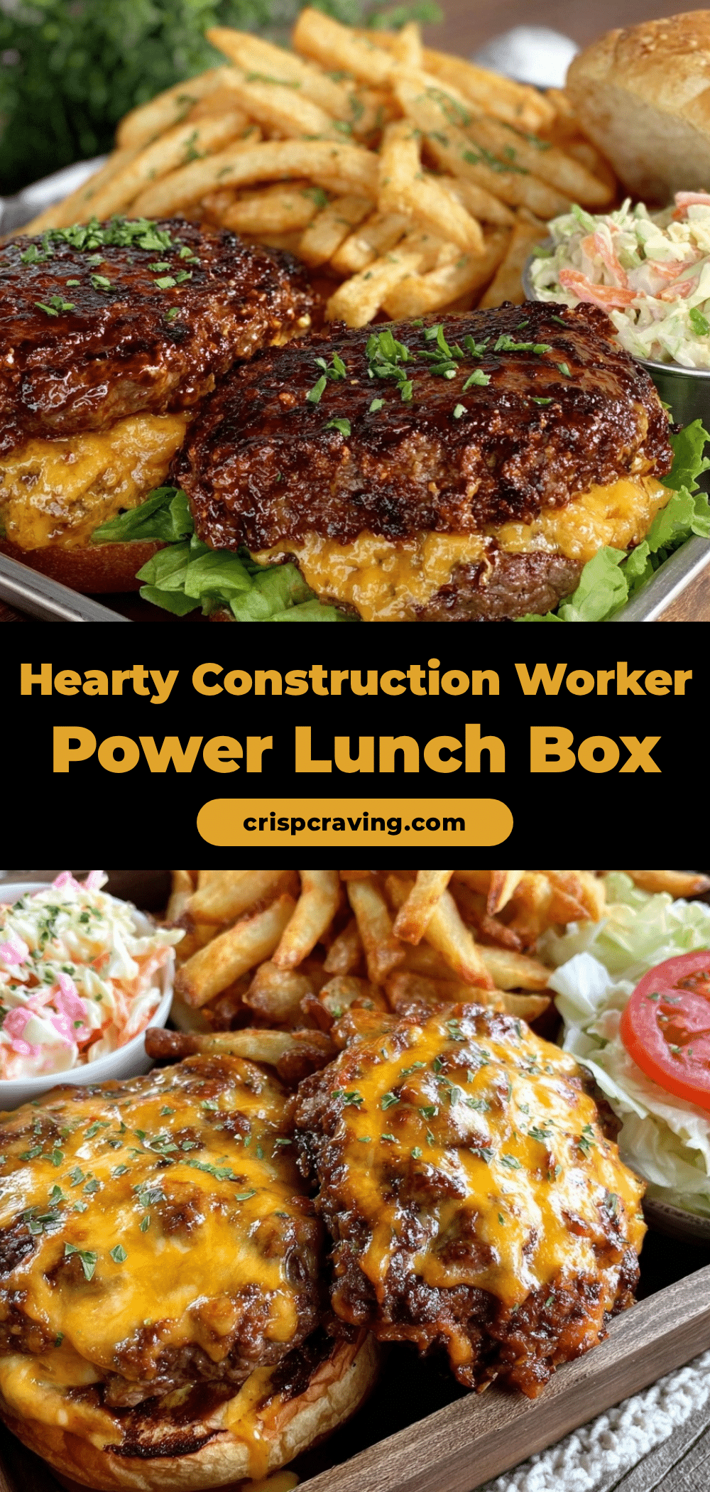 hearty construction worker high-calorie lunch box recipe