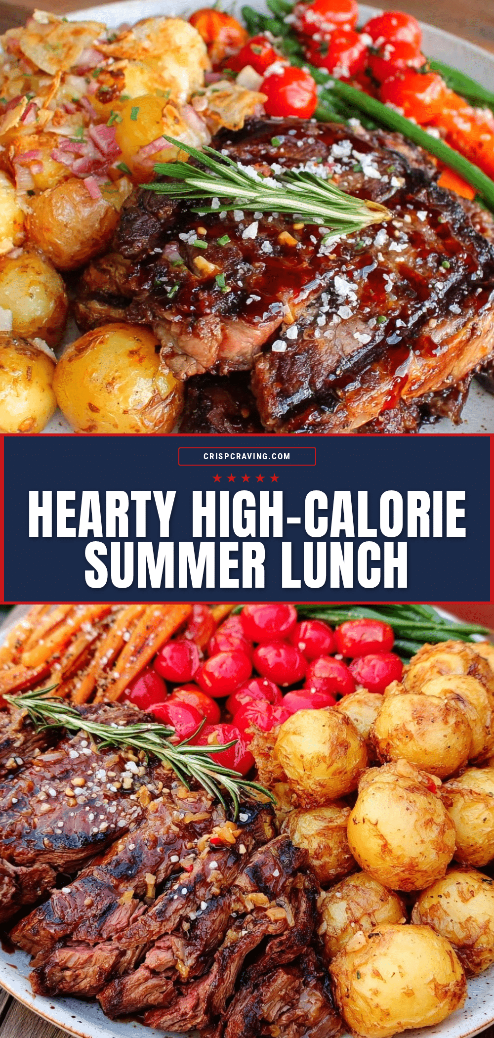 hearty high-calorie summer lunch recipe