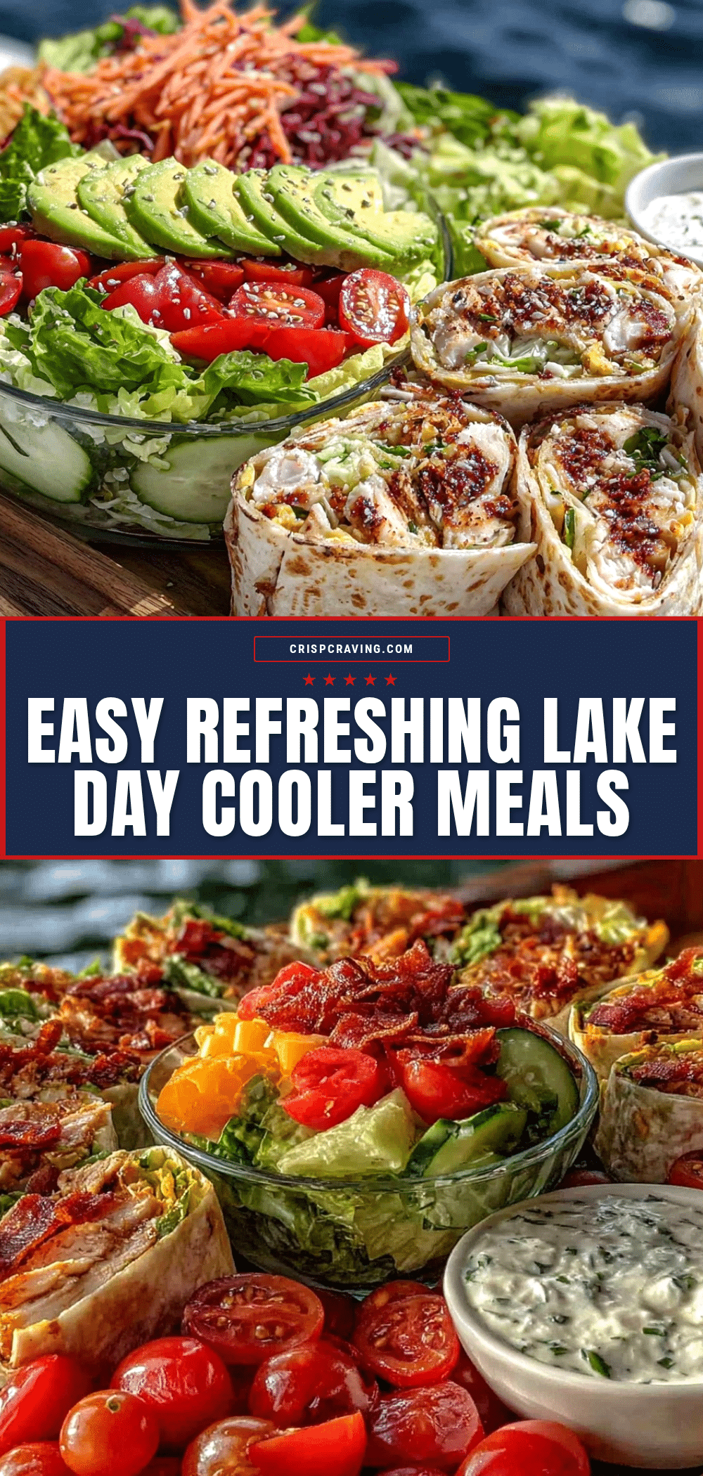 lake day cooler meals recipe