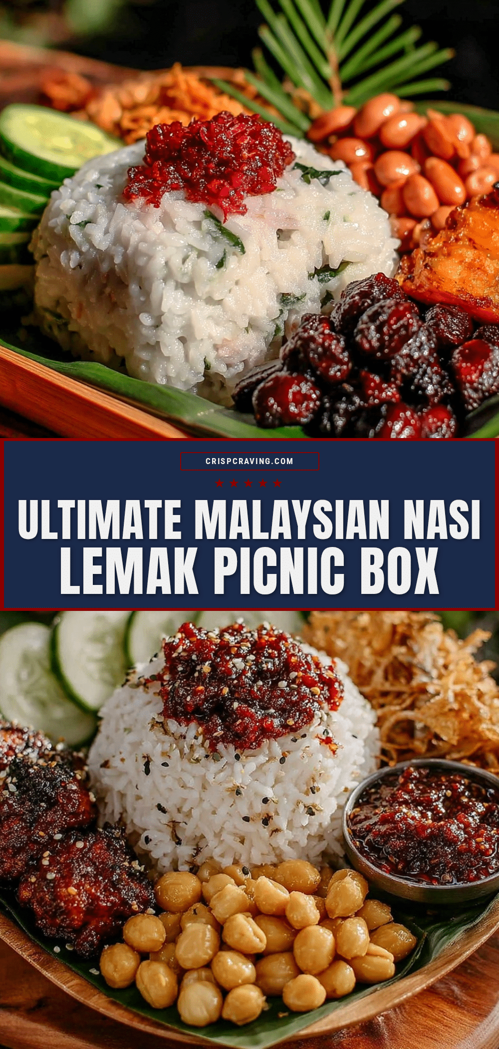 Malaysian Nasi Lemak Picnic Box Recipe recipe