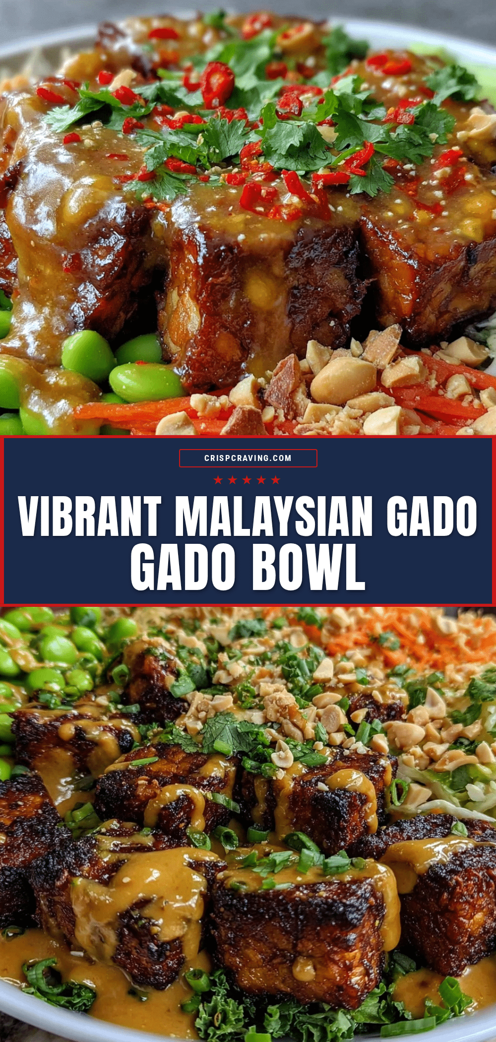 Malaysian-Style Protein Gado Gado Bowl recipe