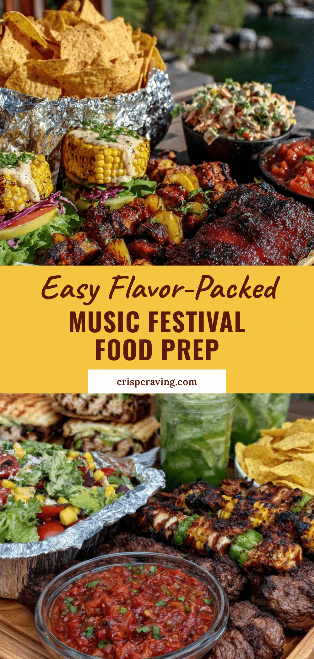 music festival food prep recipe