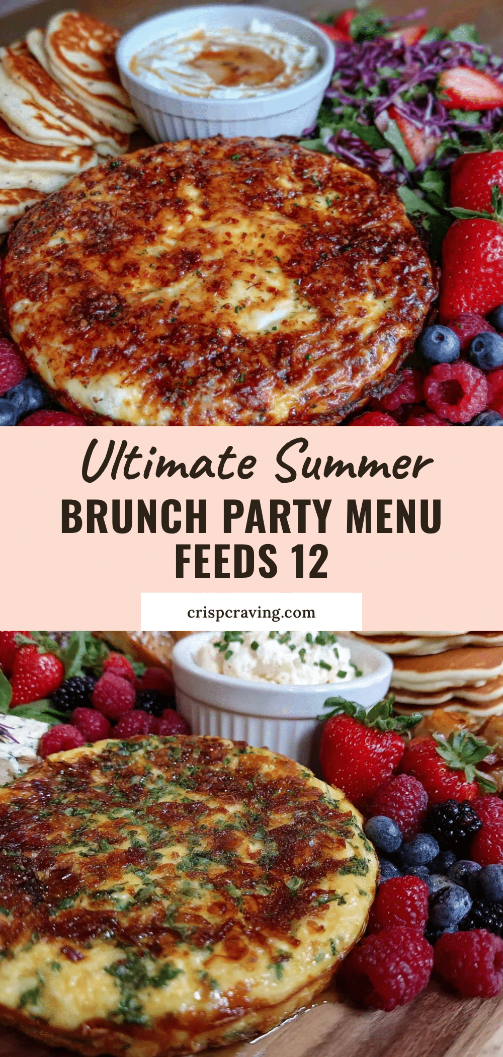 summer brunch party menu recipe