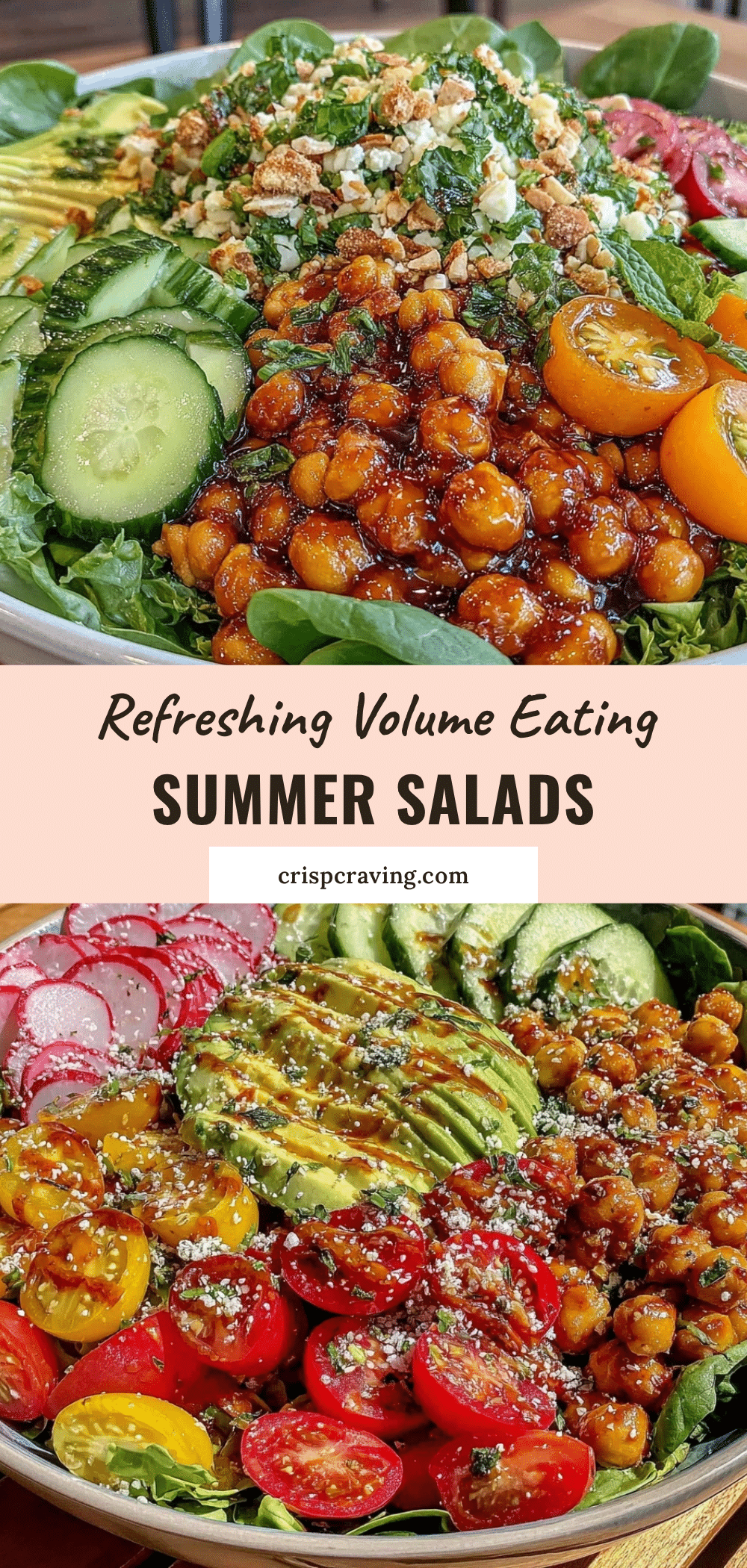 volume eating summer salads recipe