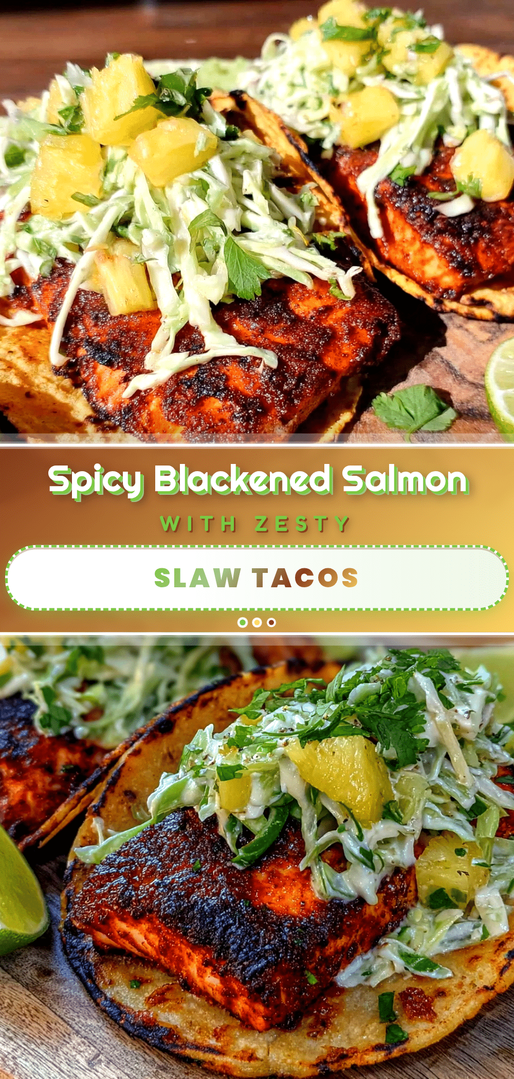 blackened salmon tacos recipe