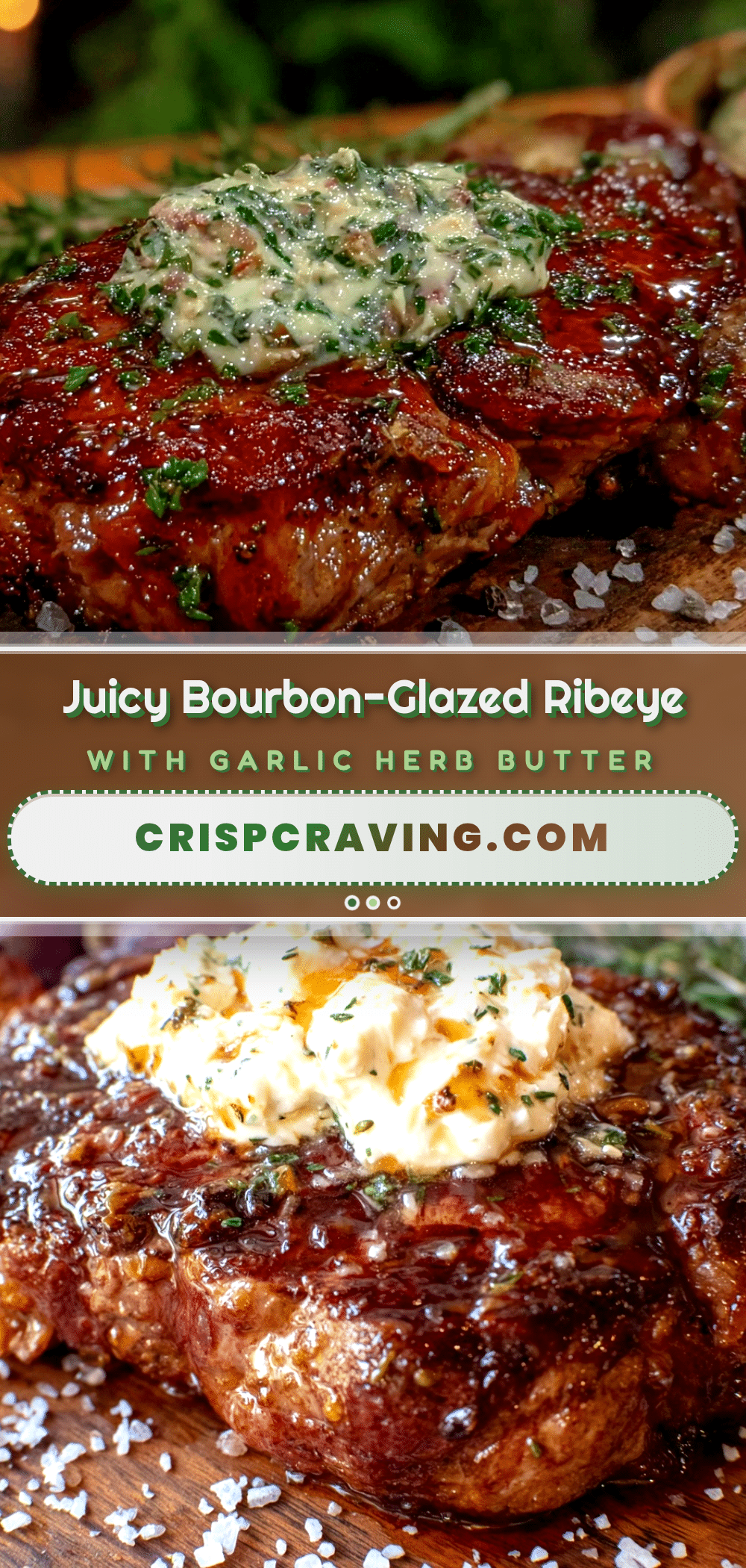 bourbon-glazed ribeye steak recipe