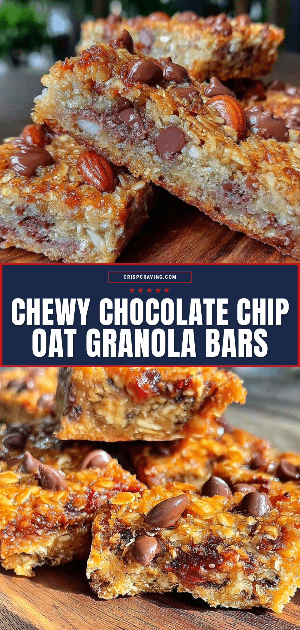 chewy homemade granola bars recipe