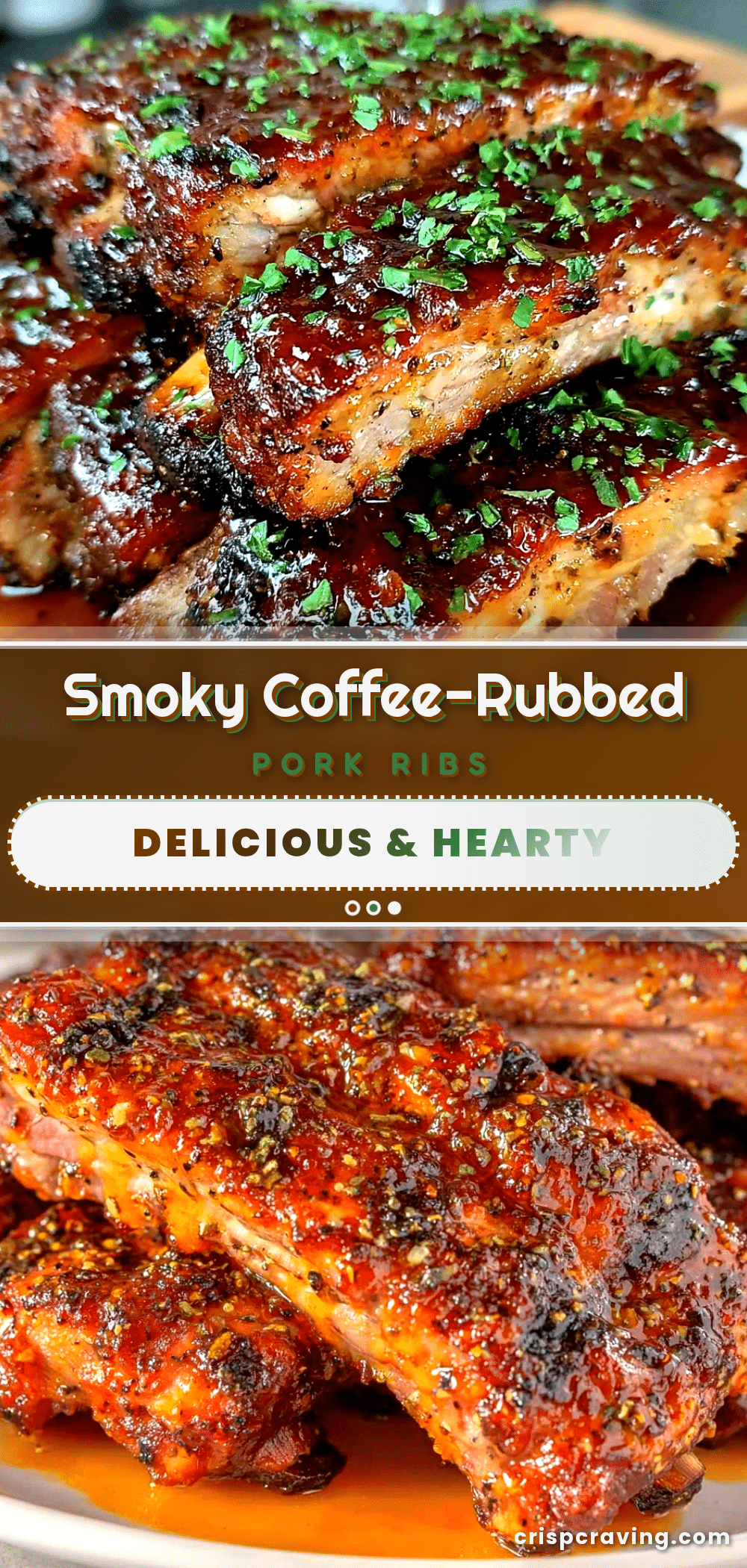 coffee-rubbed smoked pork ribs recipe