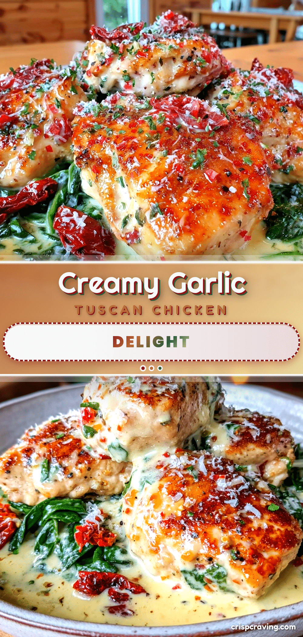 creamy tuscan chicken recipe