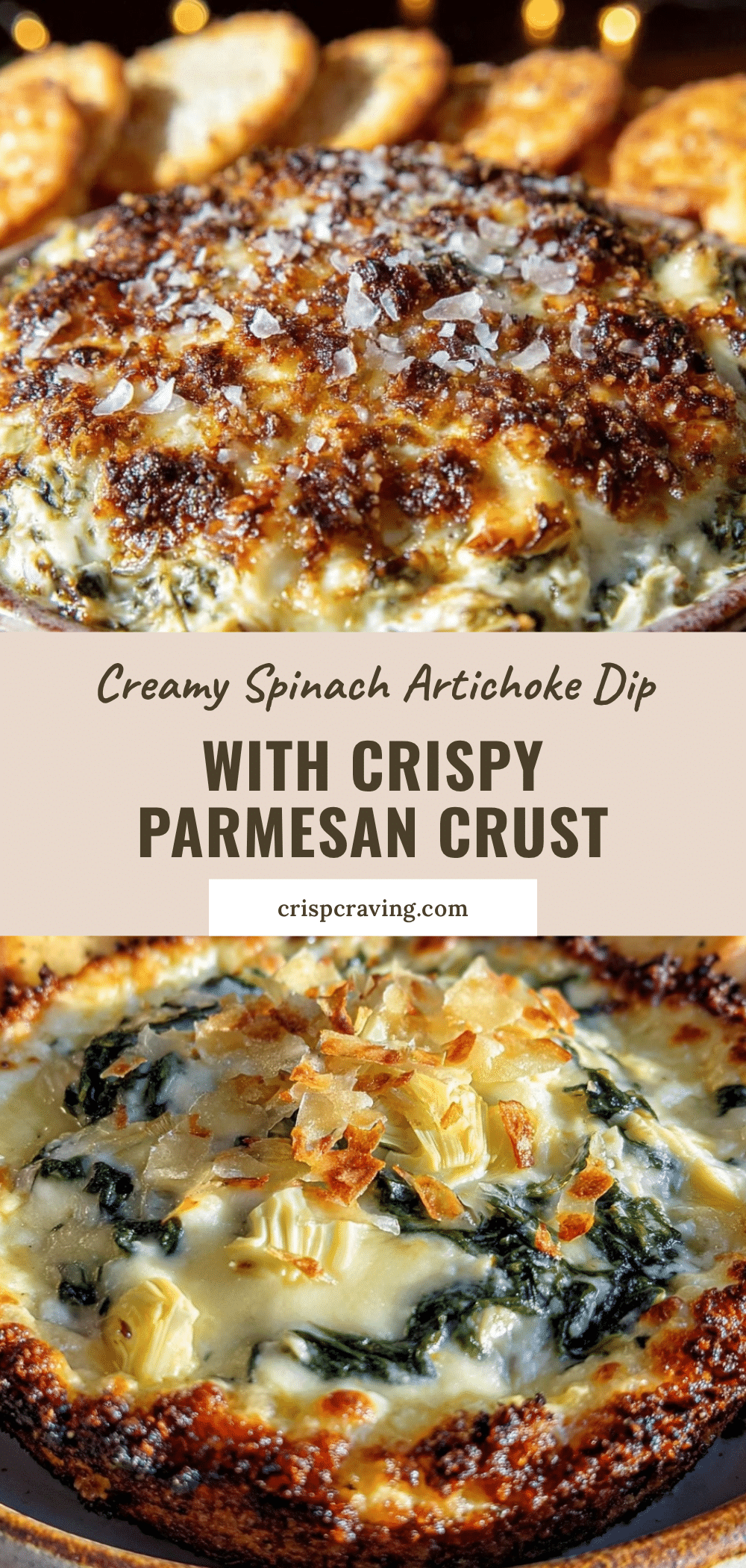 crispy spinach artichoke dip recipe
