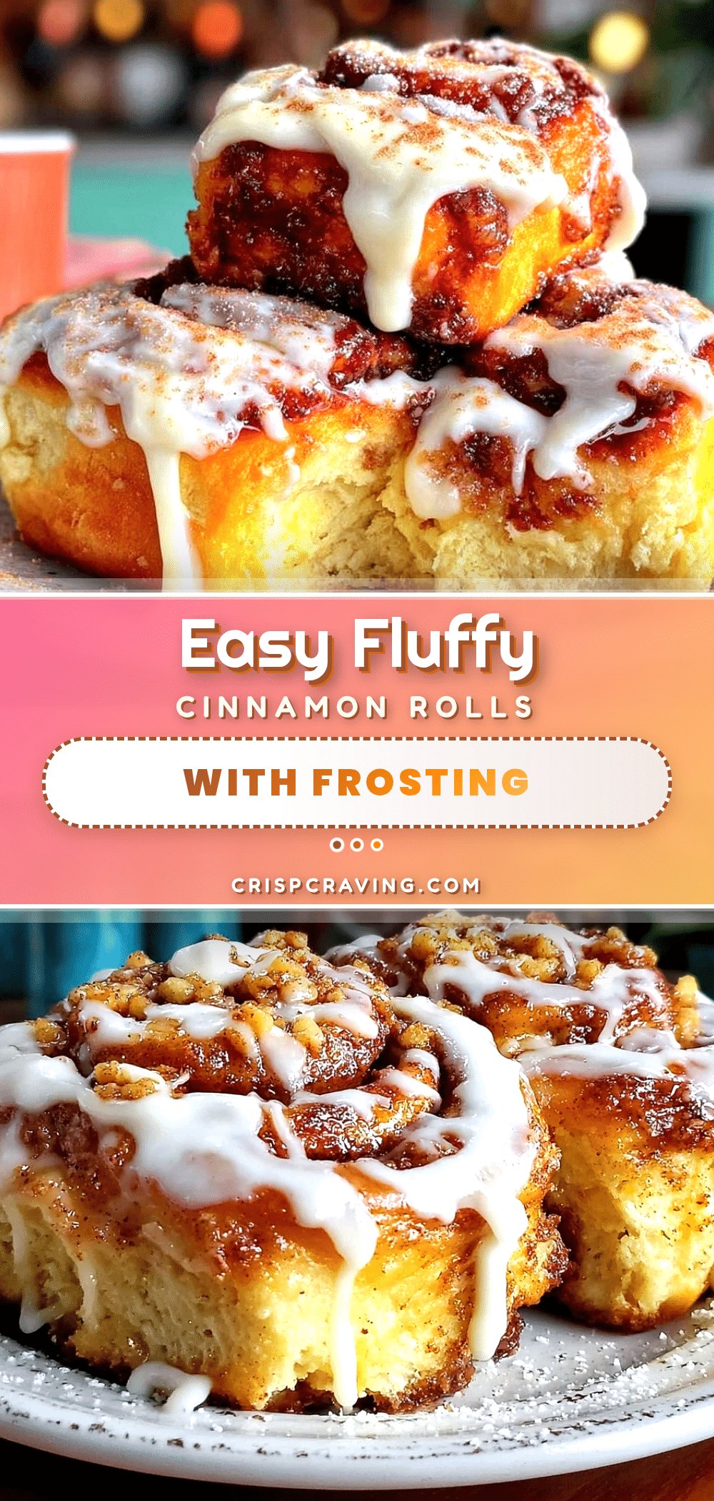 easy fluffy cinnamon rolls with cream cheese frosting recipe