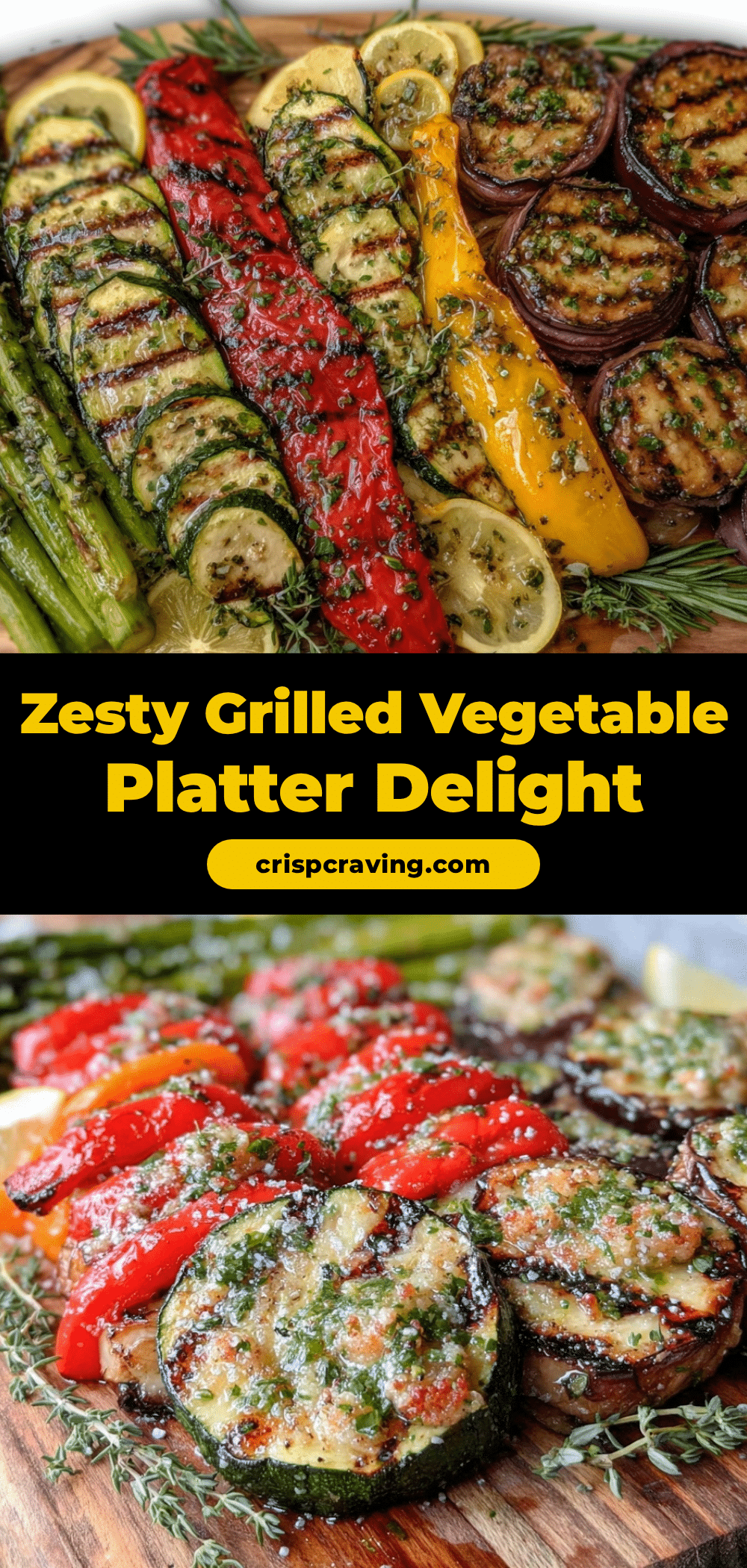 fresh grilled vegetable platter recipe