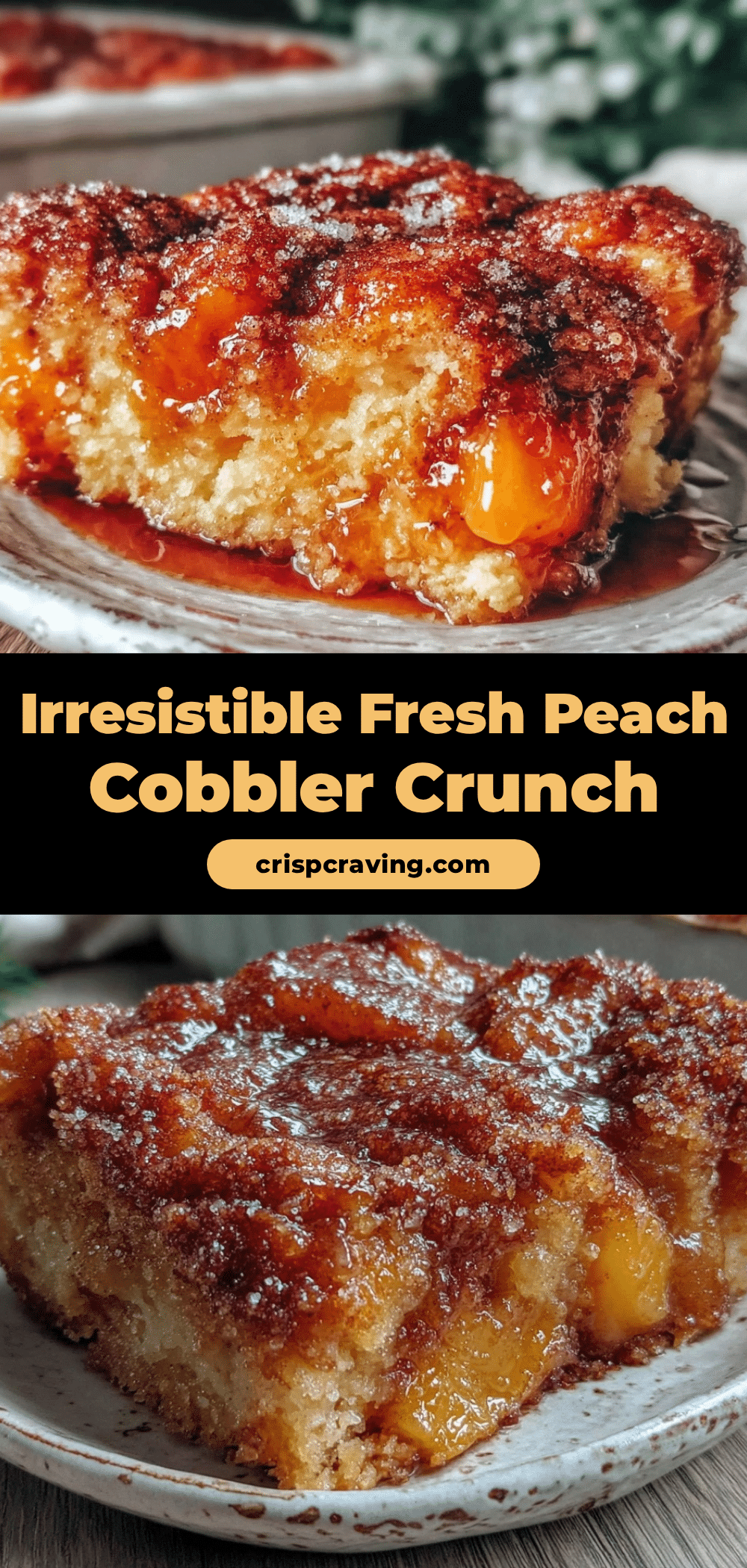 fresh peach cobbler recipe
