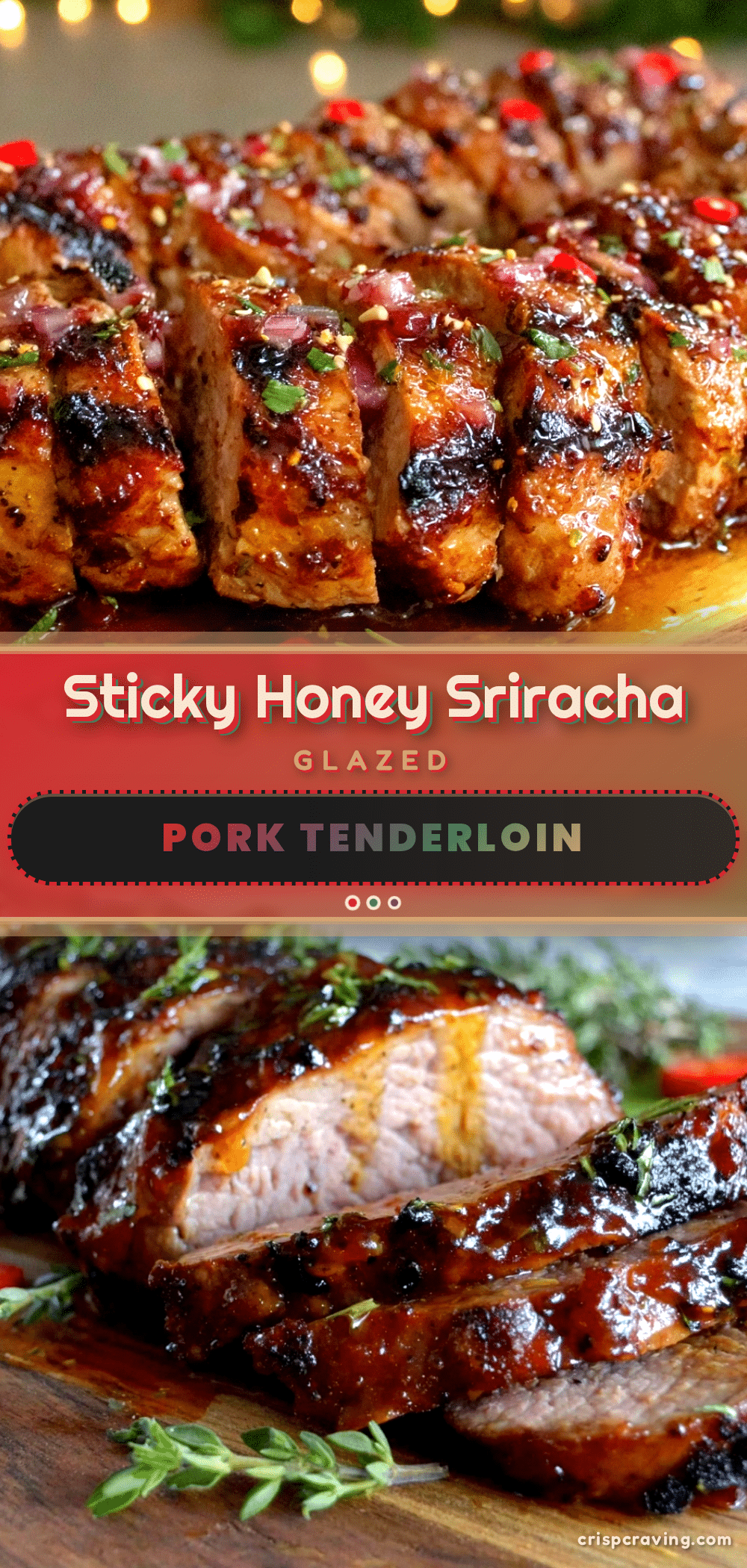 honey sriracha glazed grilled pork tenderloin recipe