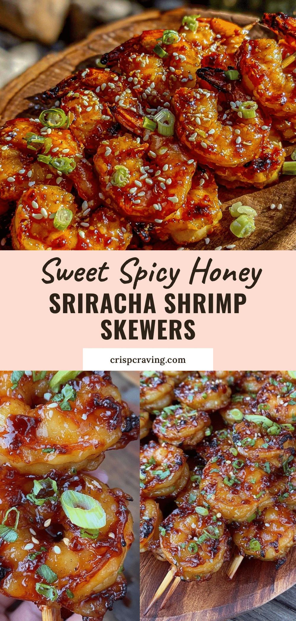 honey-sriracha grilled shrimp skewers recipe