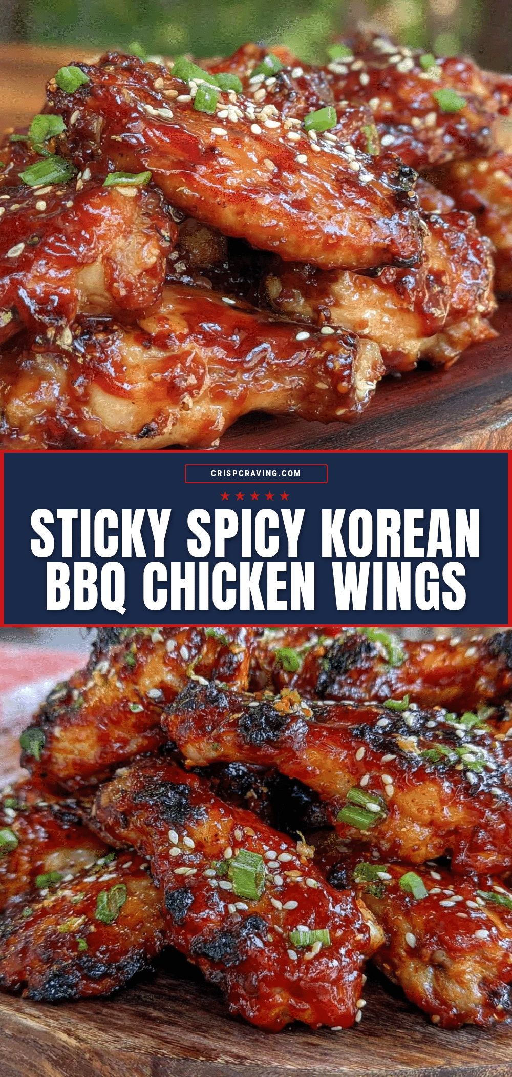 Korean BBQ Chicken Wings recipe