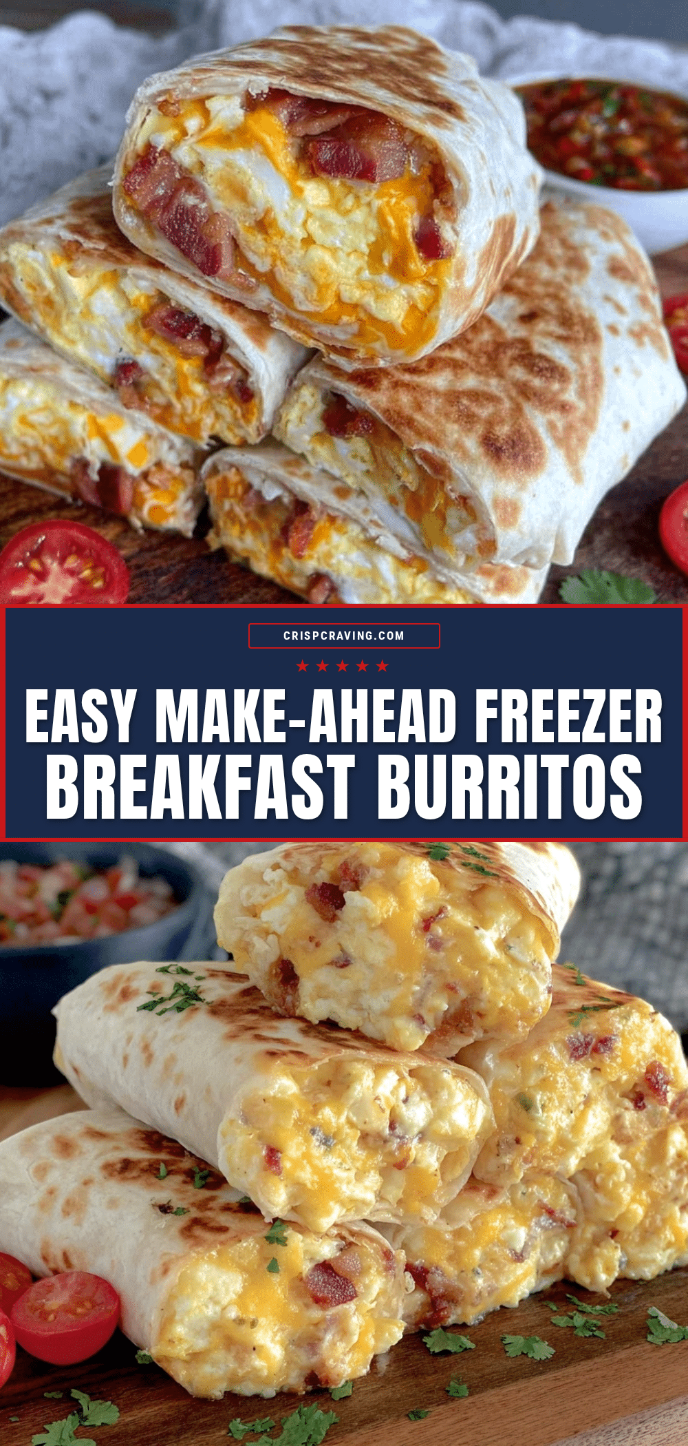 make-ahead freezer breakfast burritos recipe