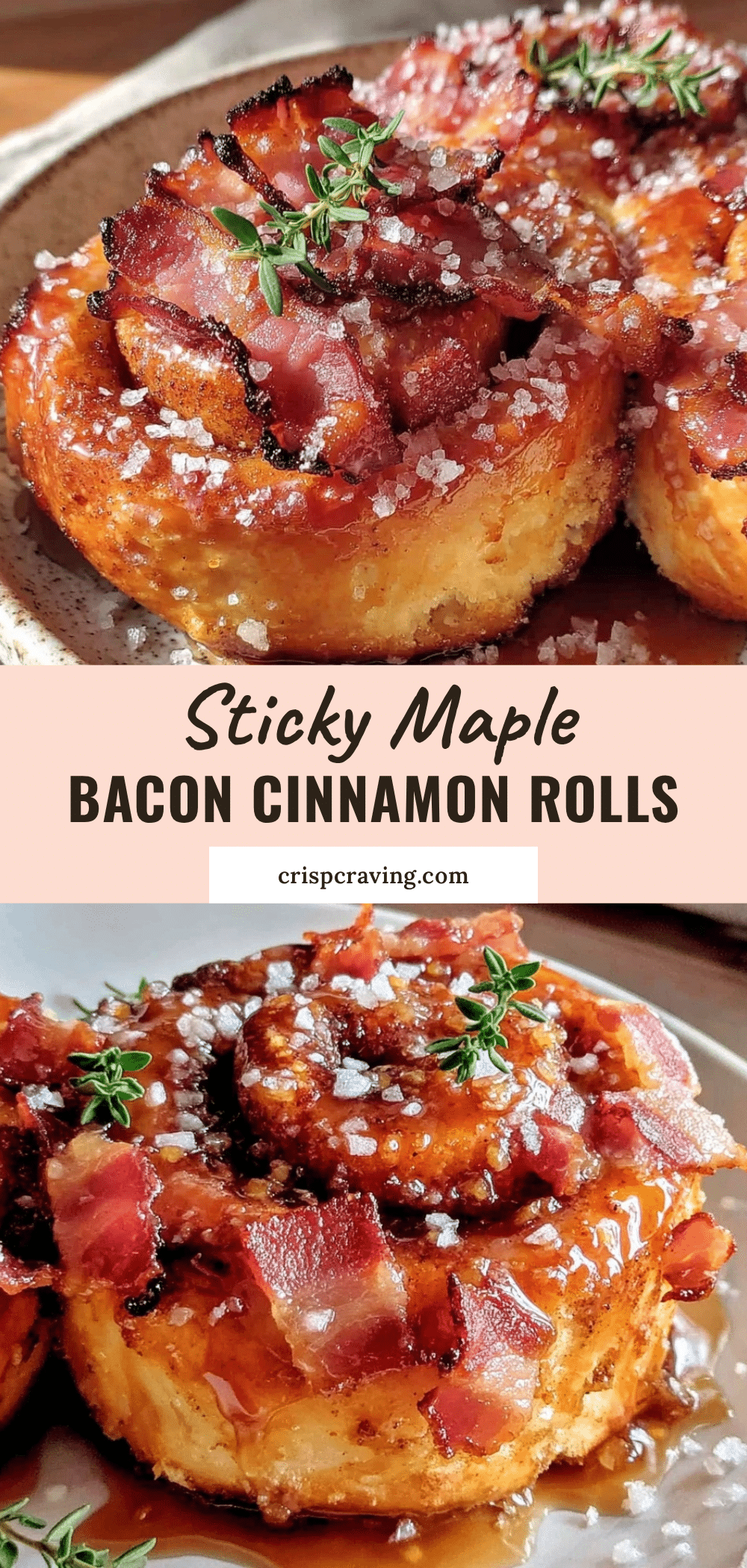 savory maple bacon cinnamon rolls recipe