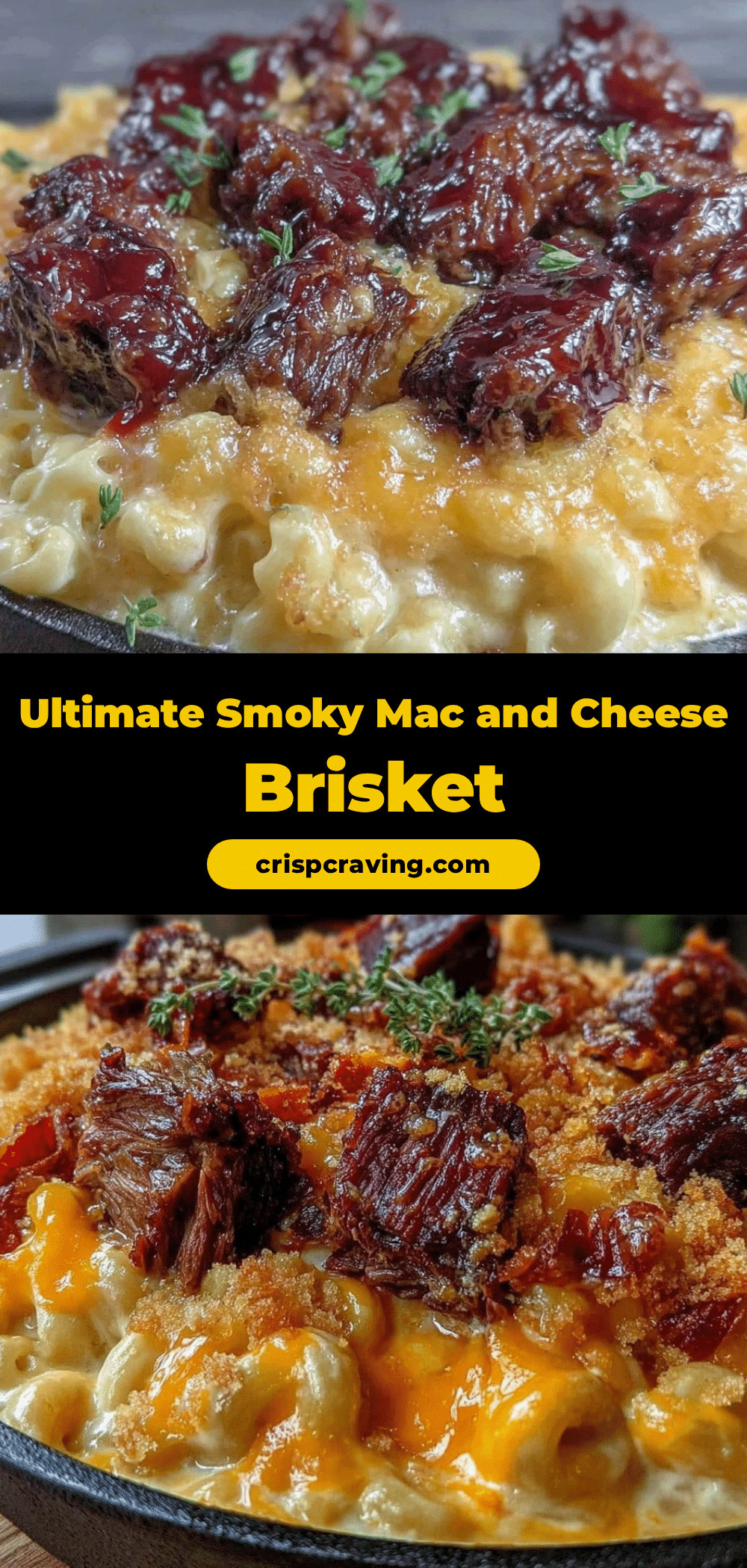 smoked mac and cheese with brisket burnt ends recipe
