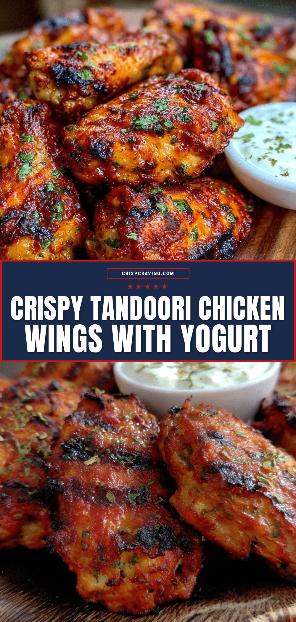 tandoori spiced grilled chicken wings recipe