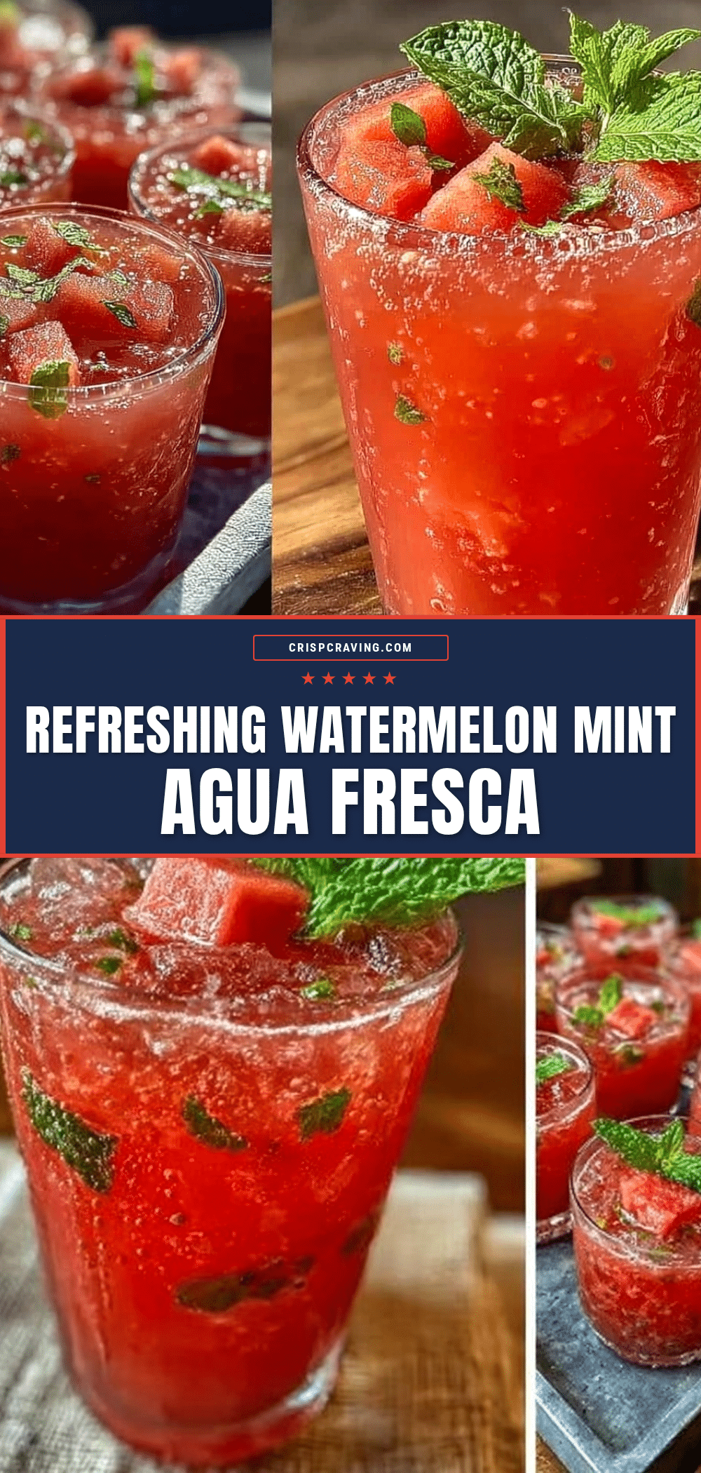 watermelon mint agua fresca recipe