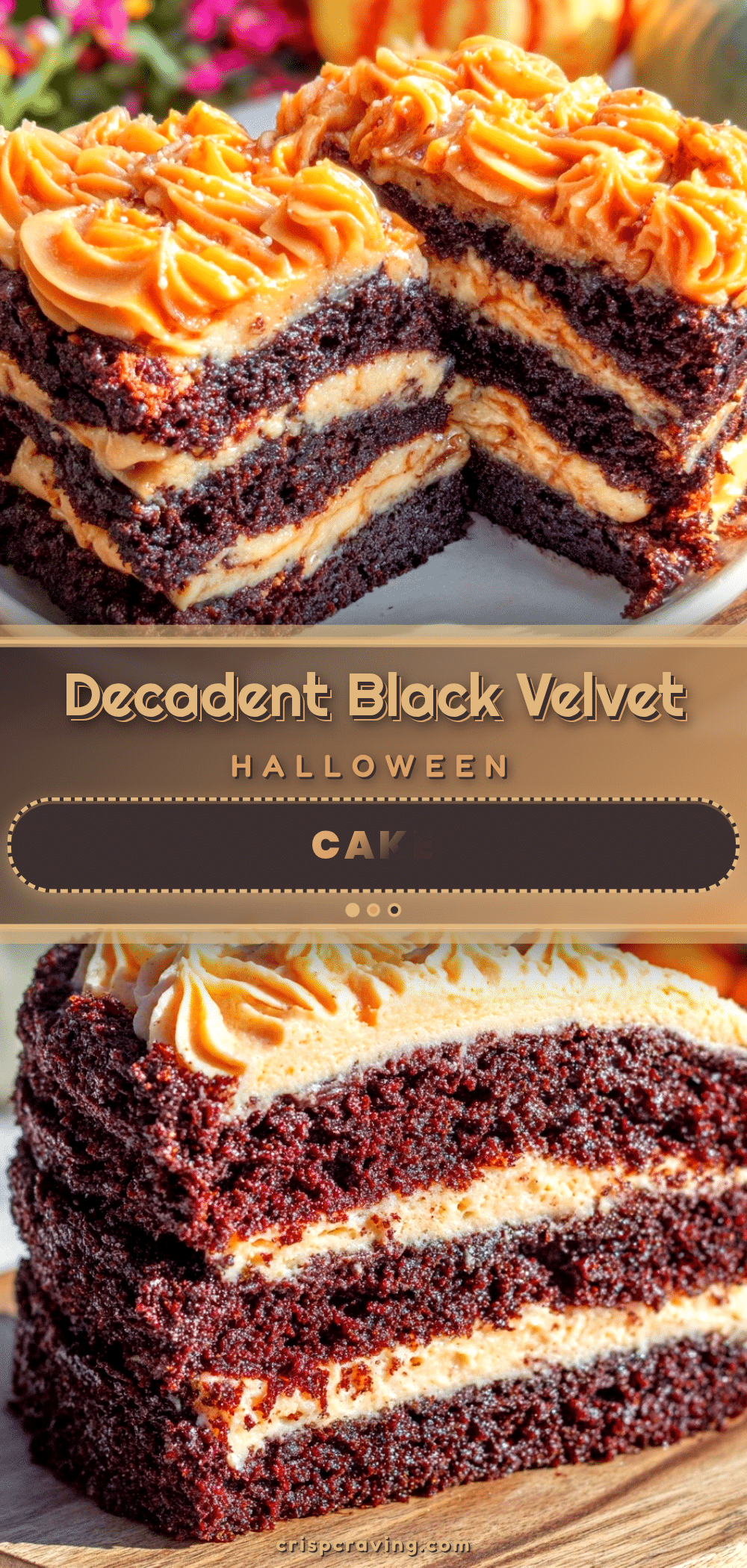 black velvet halloween layer cake recipe
