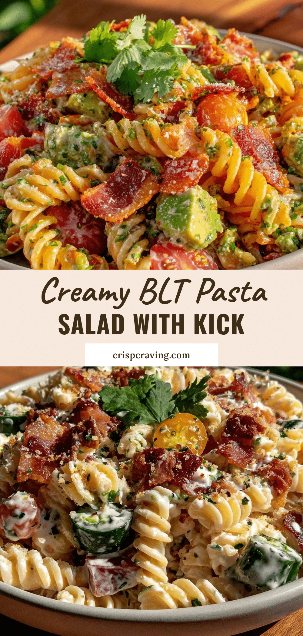BLT pasta salad recipe