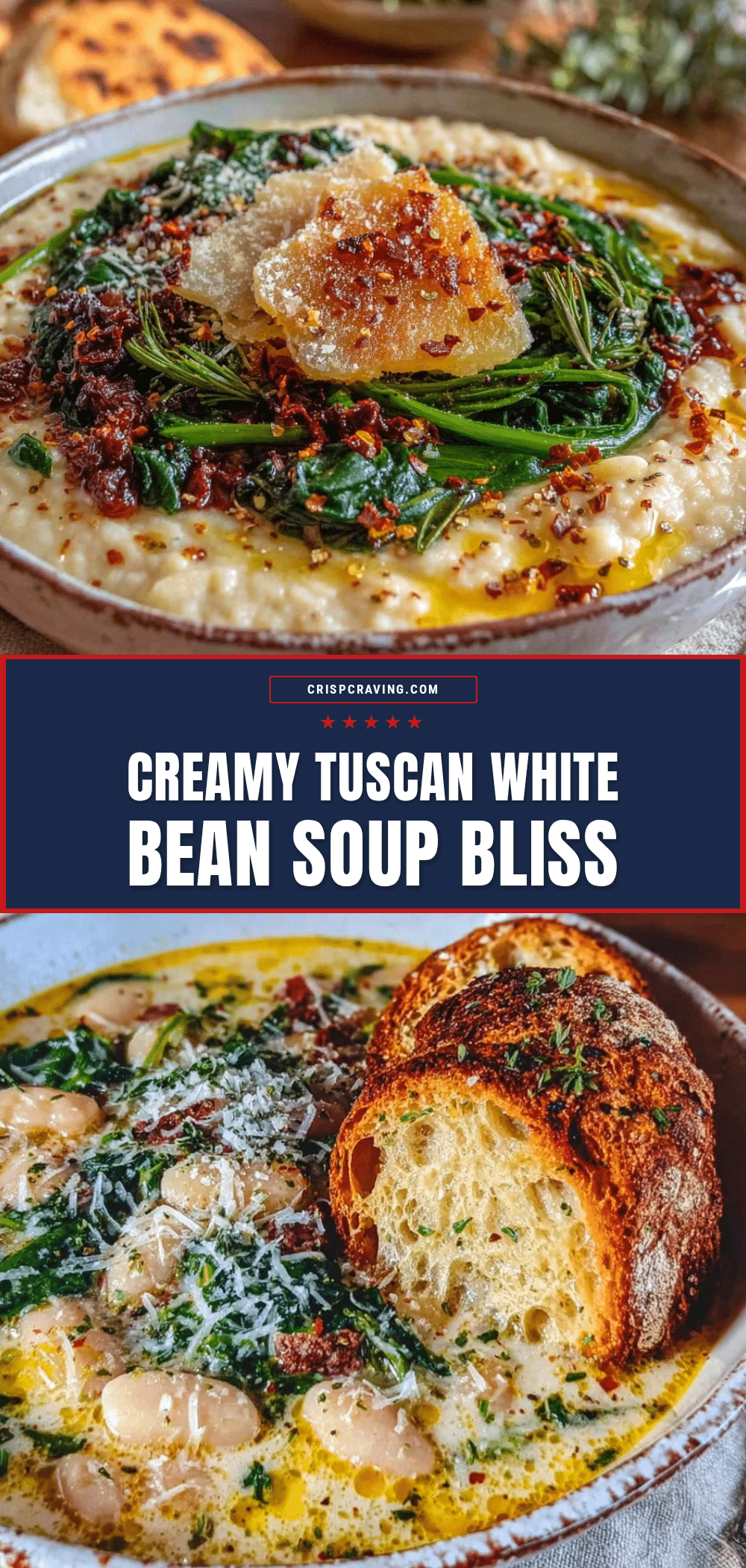 creamy tuscan white bean soup recipe
