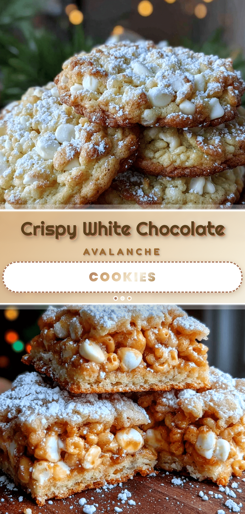 Crispy Avalanche Cookies recipe