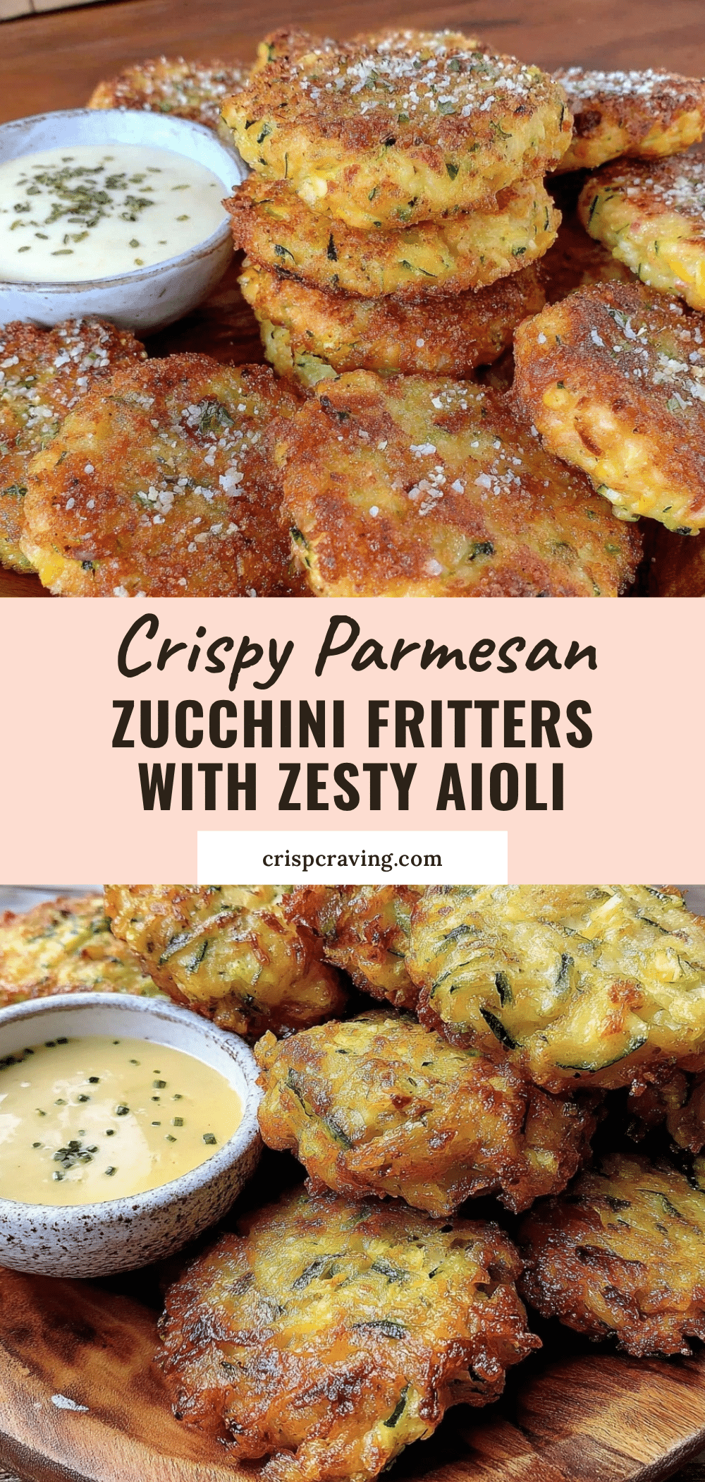 crispy parmesan zucchini fritters recipe