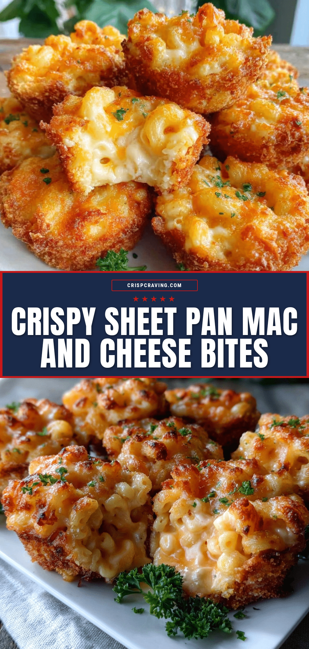 crispy sheet pan mac and cheese bites recipe
