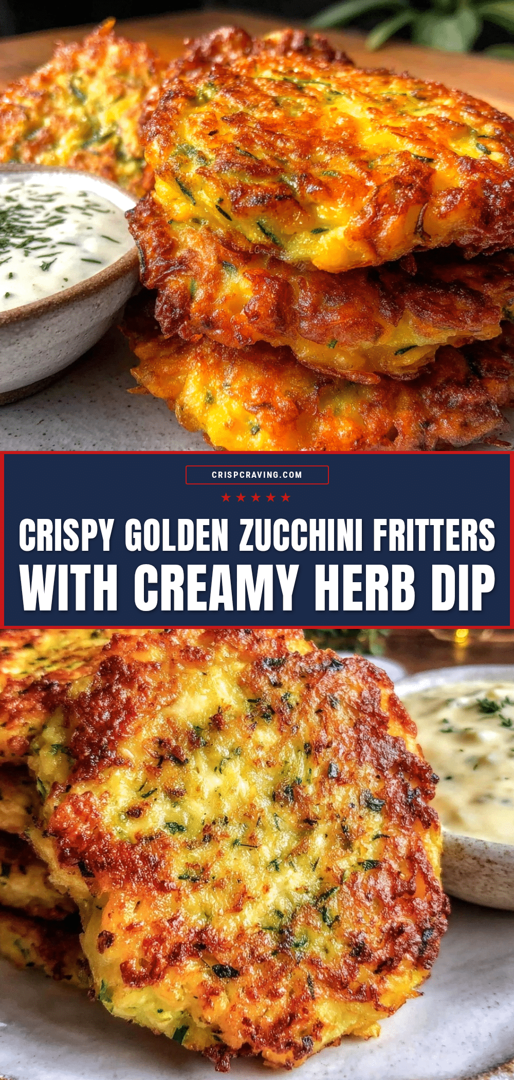 crispy zucchini fritters recipe