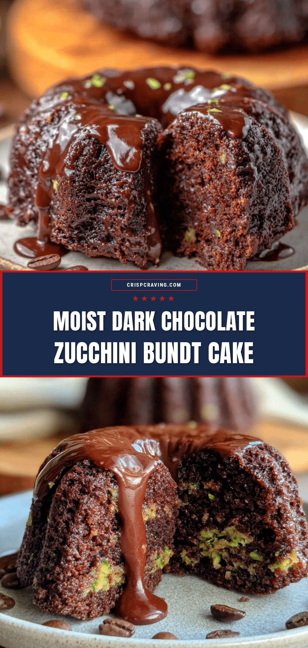 dark chocolate zucchini bundt cake recipe