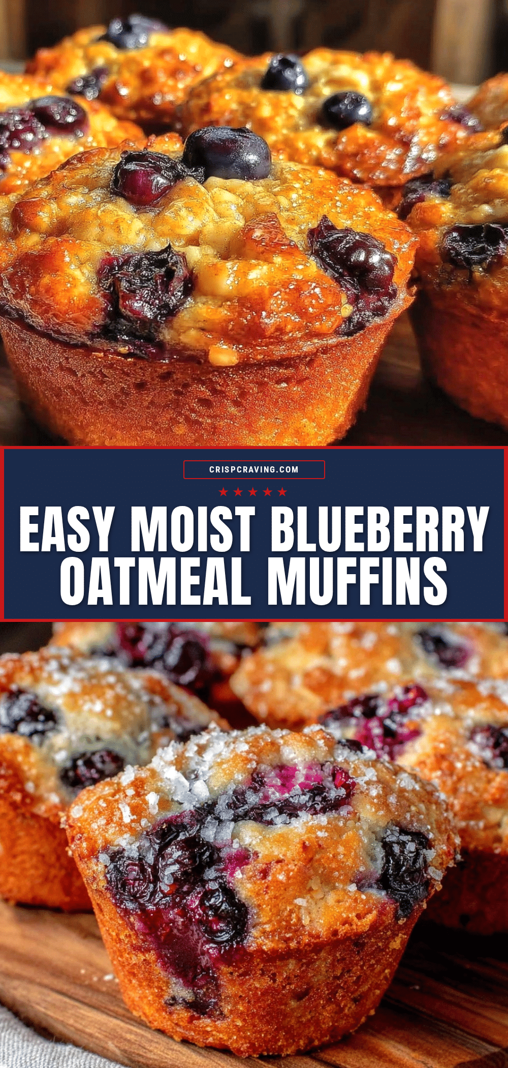 easy moist blueberry oatmeal muffins recipe