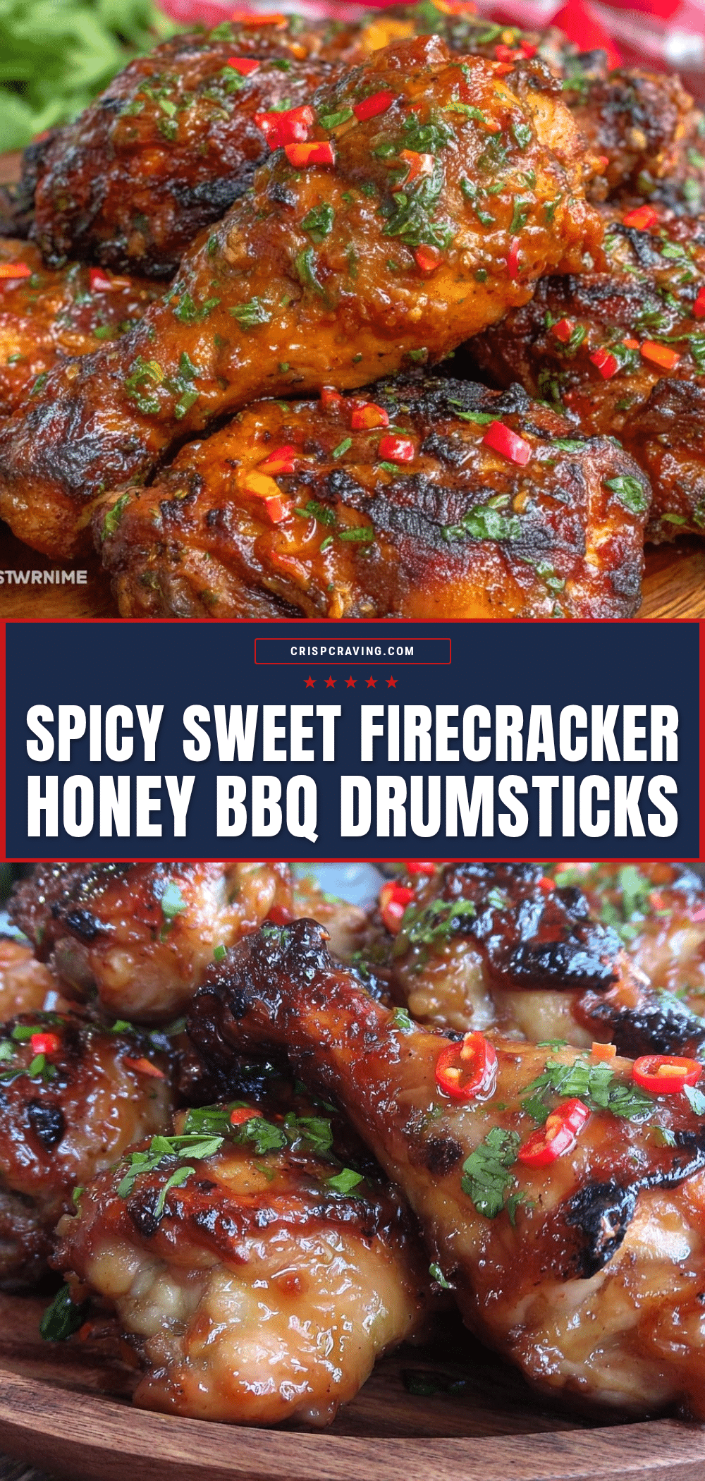 firecracker honey bbq chicken drumsticks recipe