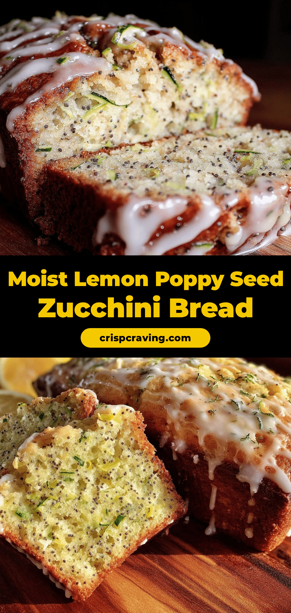 lemon poppy seed zucchini bread recipe