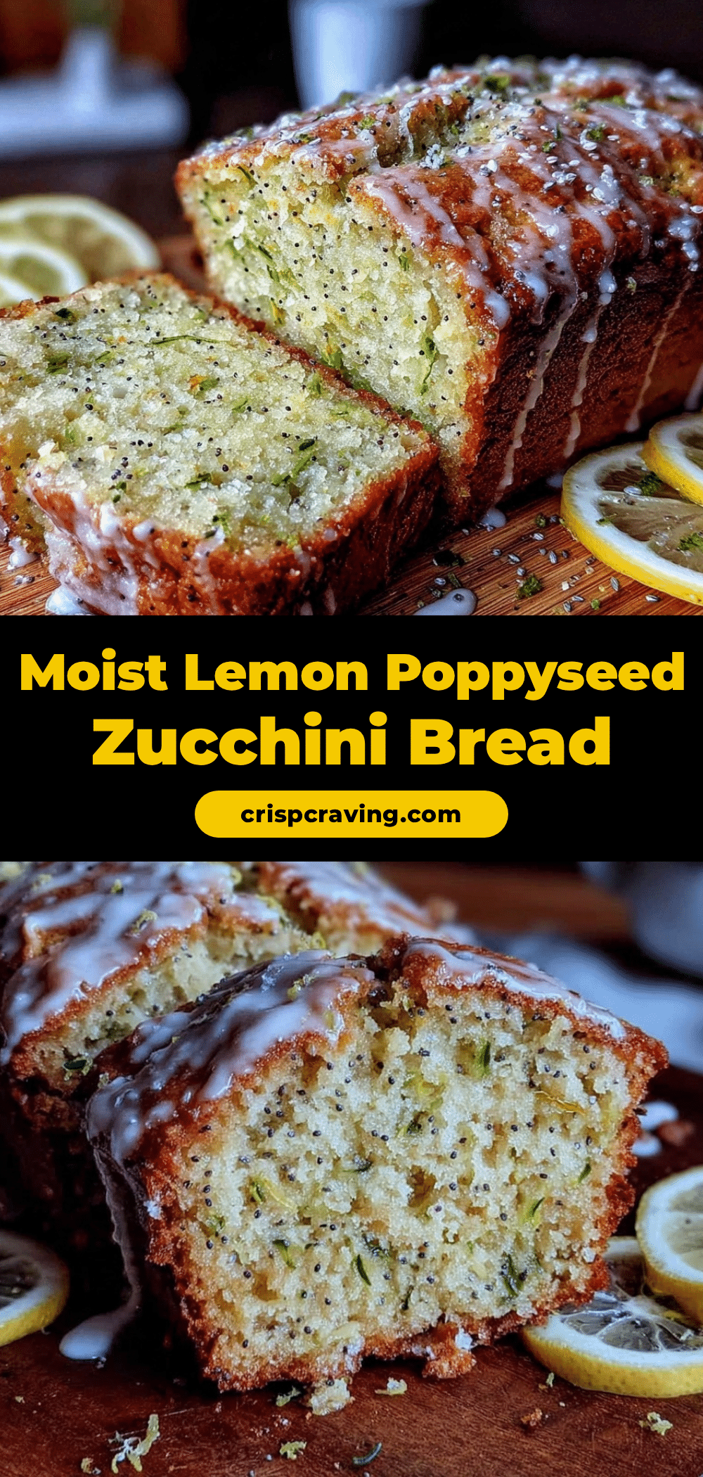 lemon poppyseed zucchini bread recipe