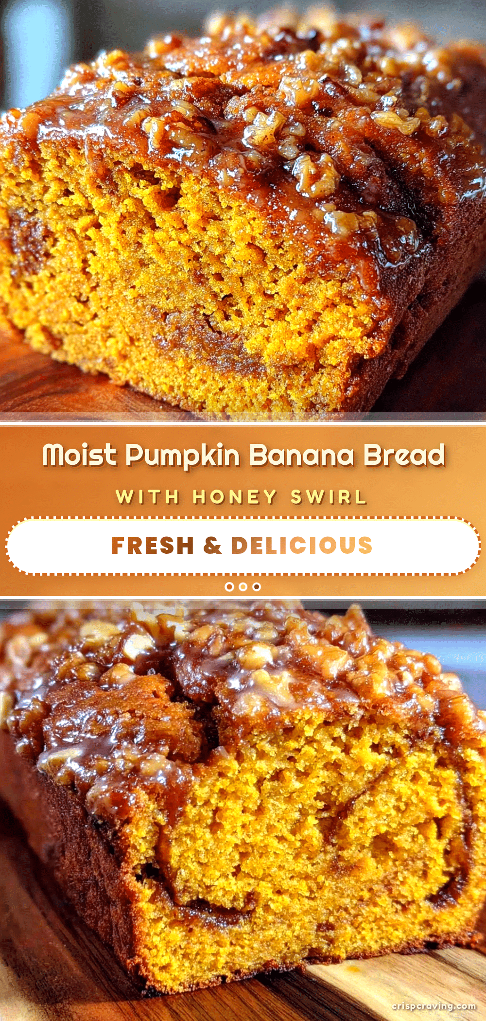 moist homemade pumpkin banana bread recipe