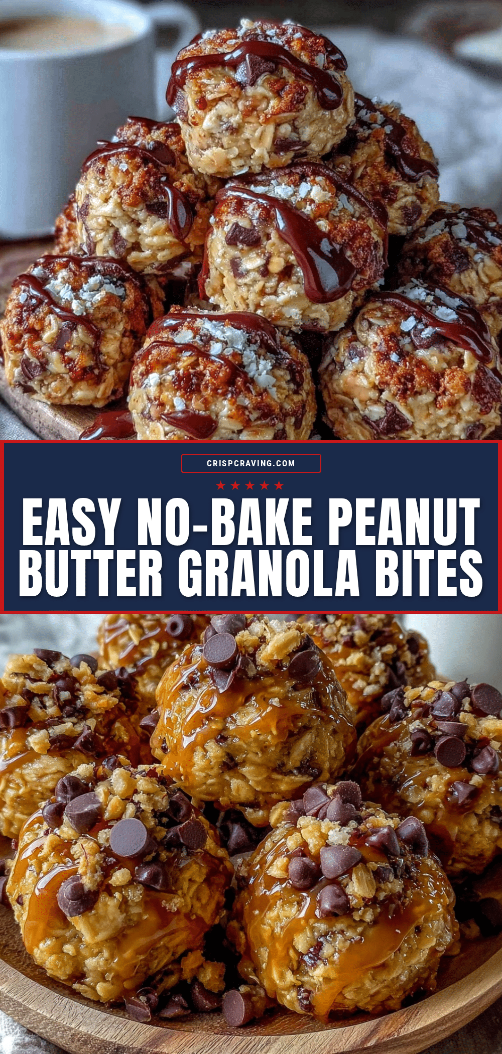 no-bake peanut butter granola bites recipe