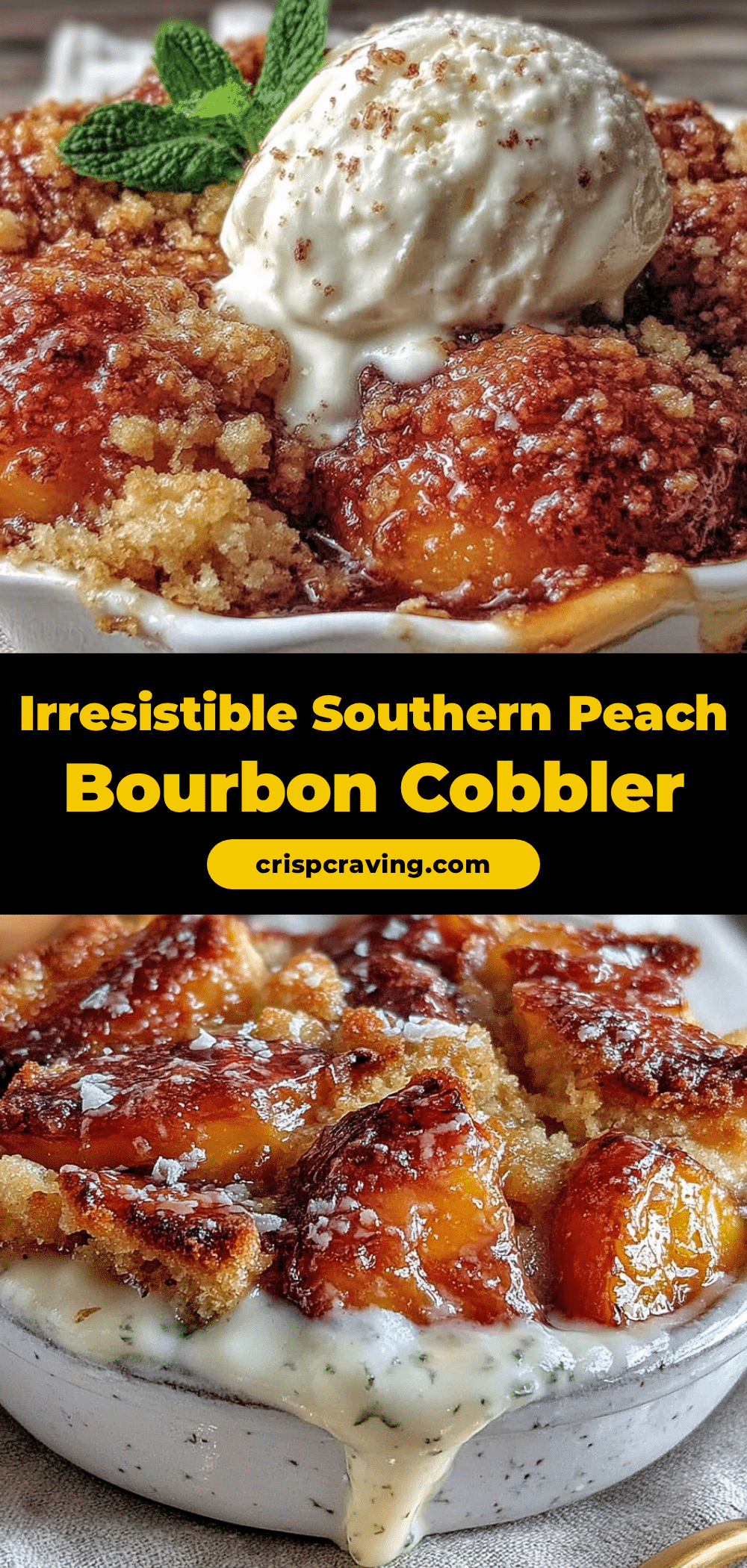 peach bourbon cobbler recipe