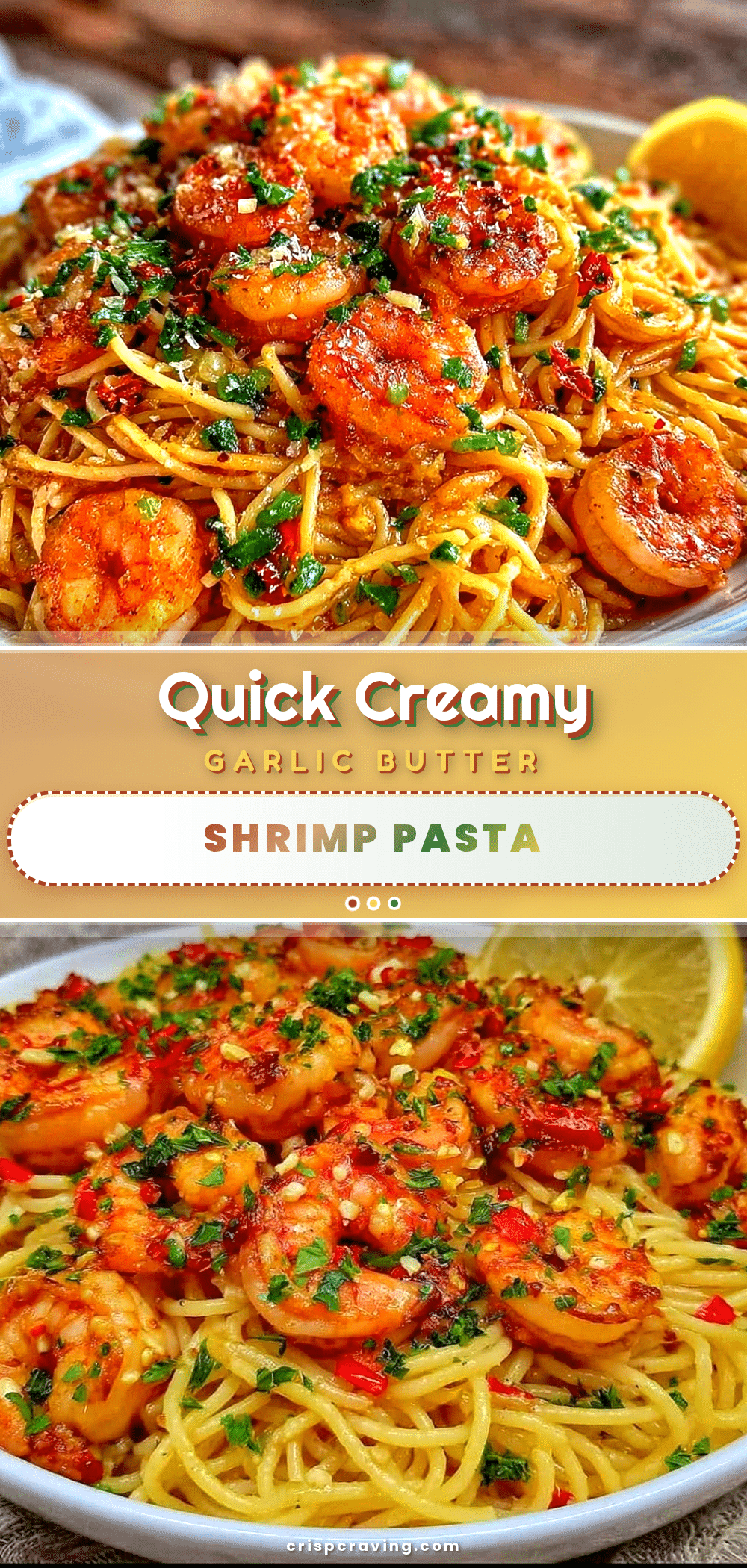quick one-pan garlic butter shrimp pasta recipe