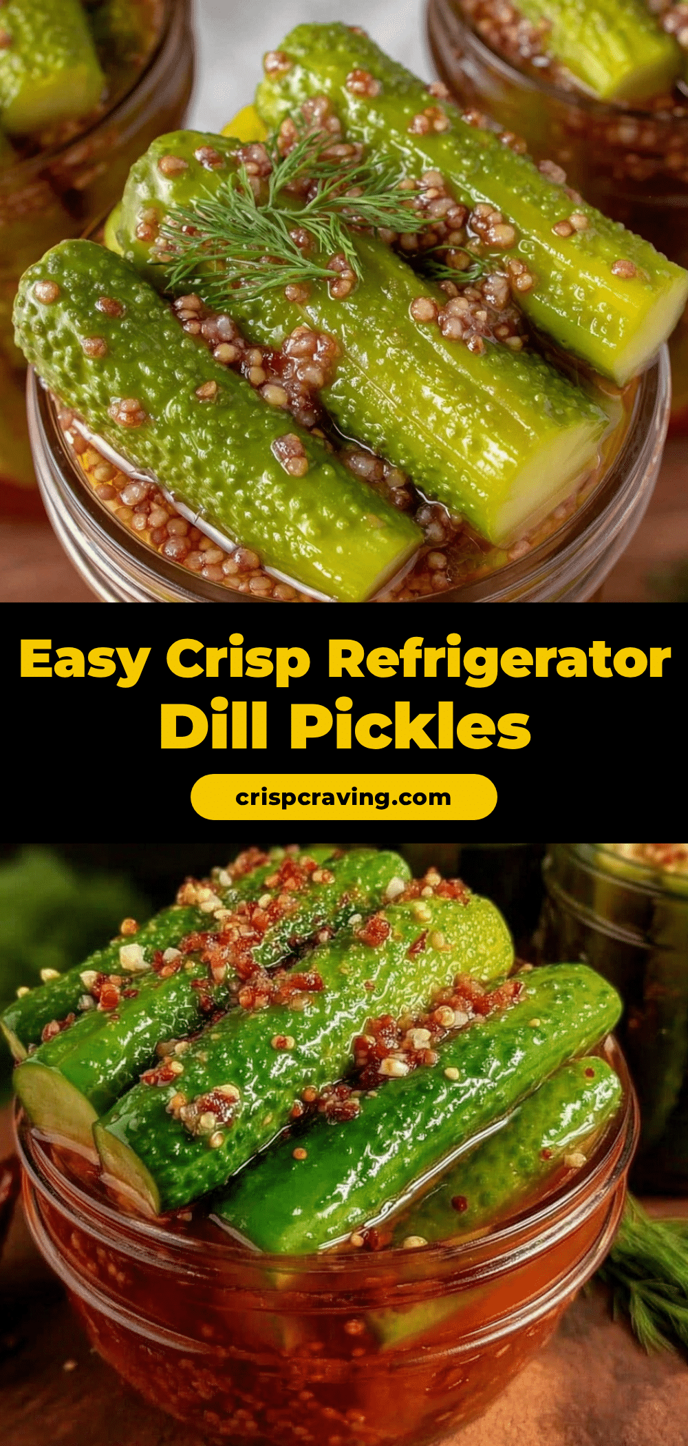 refrigerator dill pickles recipe