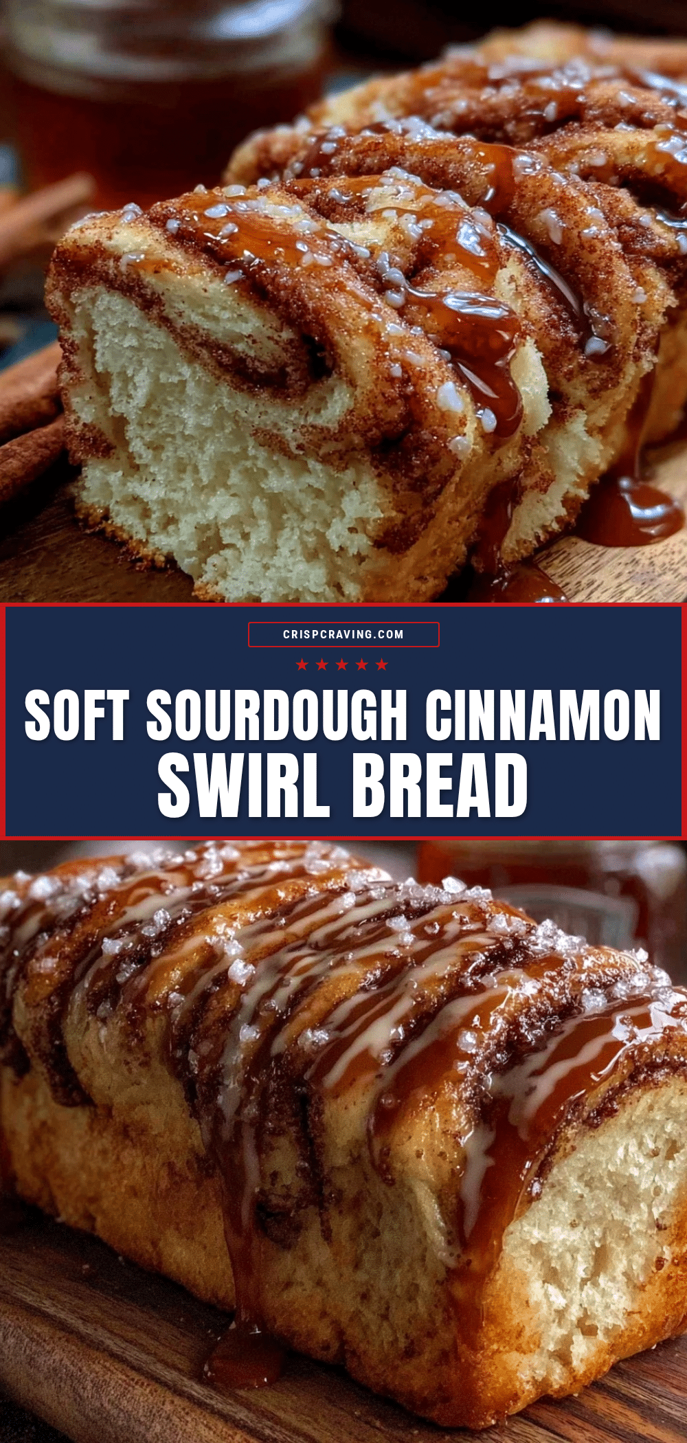 sourdough discard cinnamon swirl bread recipe