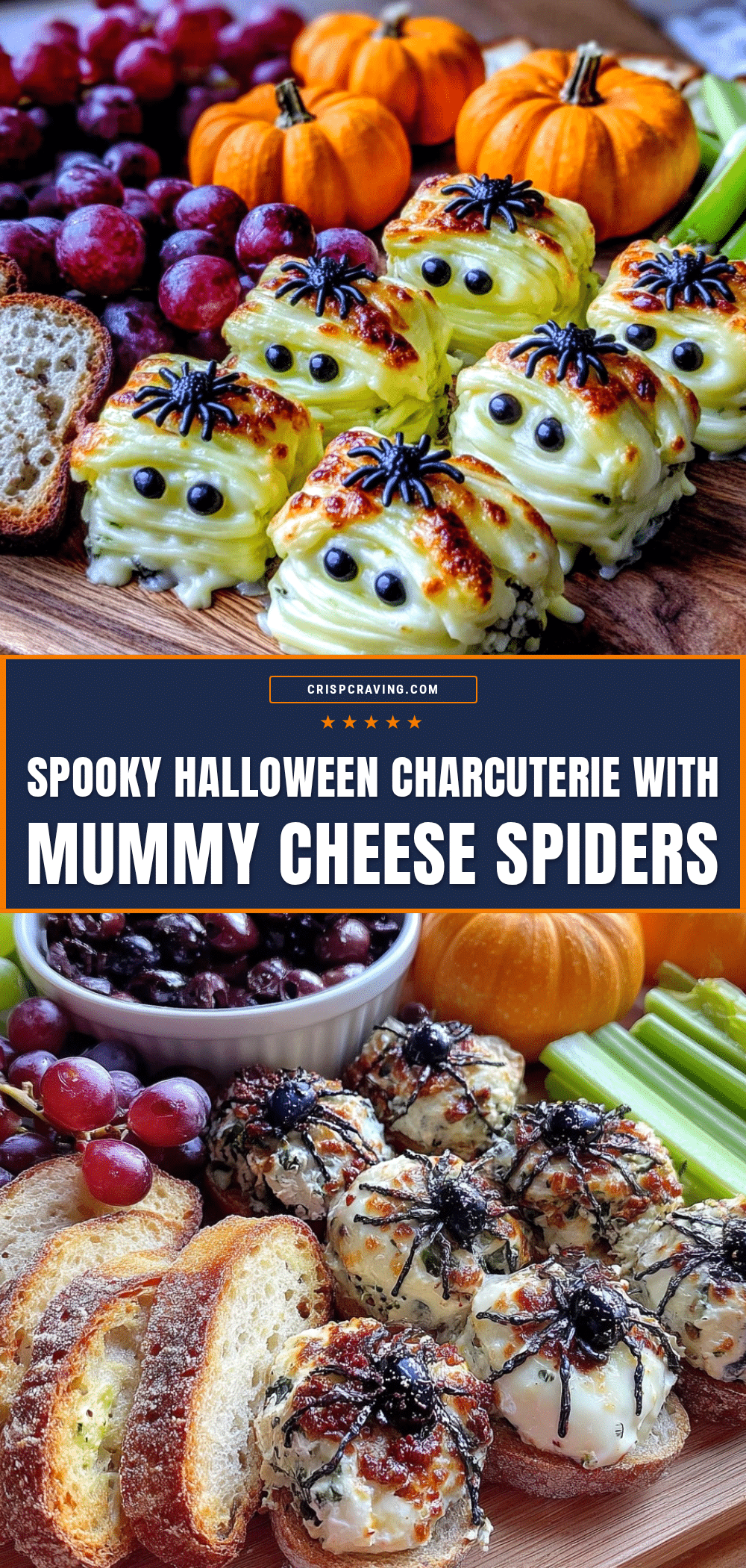 spooky halloween charcuterie board recipe