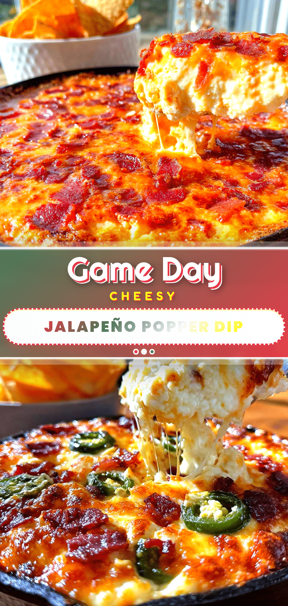 best cheesy jalapeño popper football dip recipe