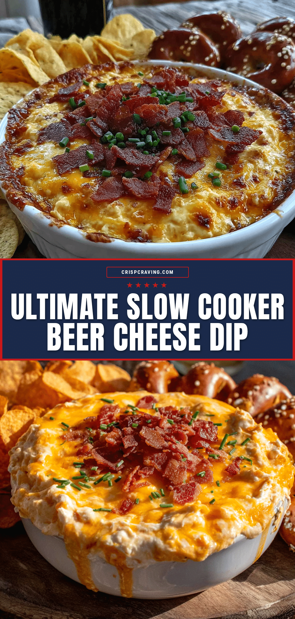 best easy slow cooker beer cheese football dip recipe